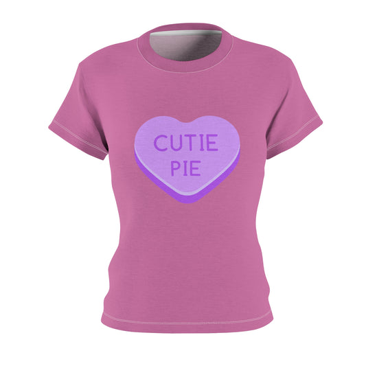Perfect Tee Cutie Pie Heart Women's Classic Short Sleeve T-Shirt