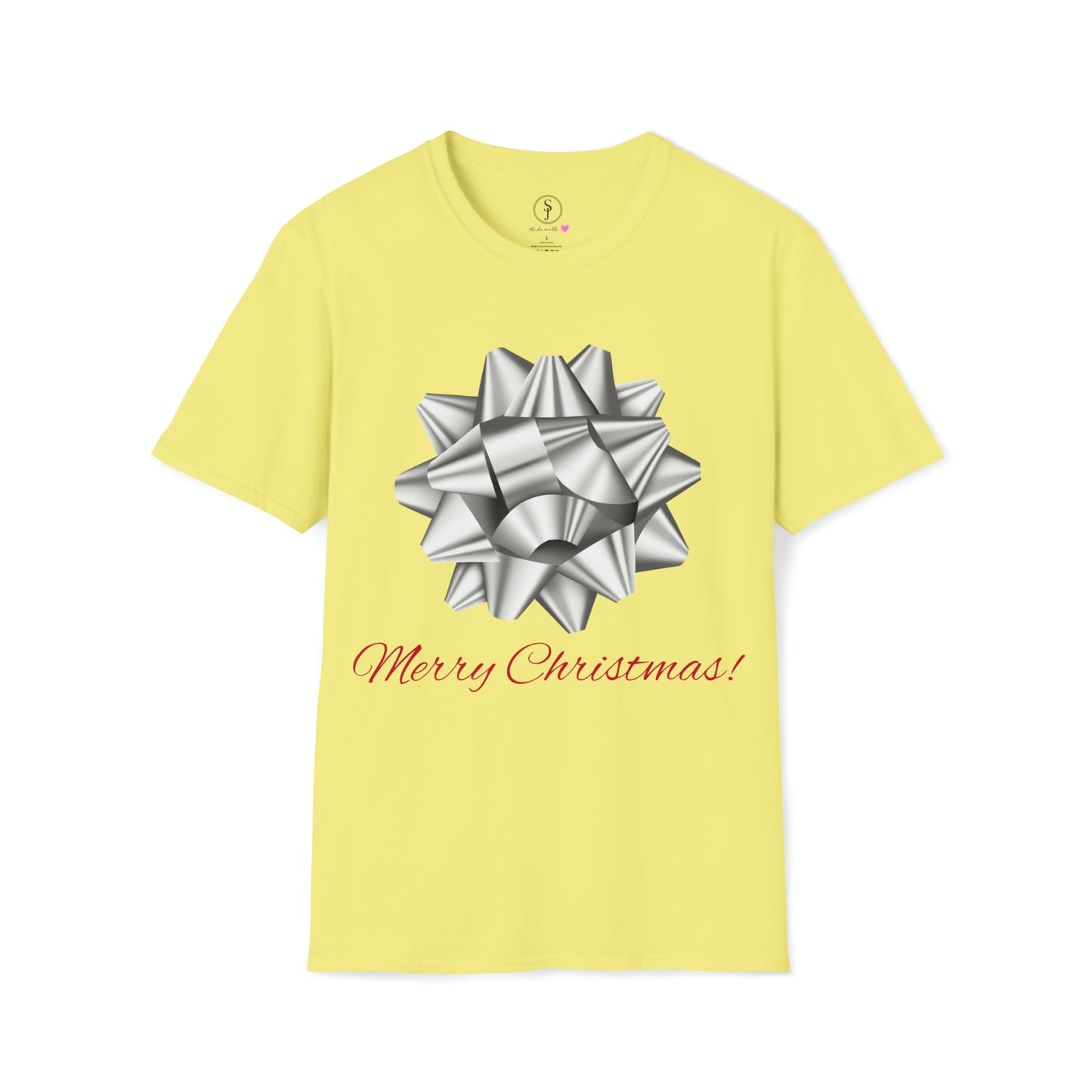 Christmas Vibes. Big Gift Bow, Merry Christmas! T-shirt (Available In Other Colors)