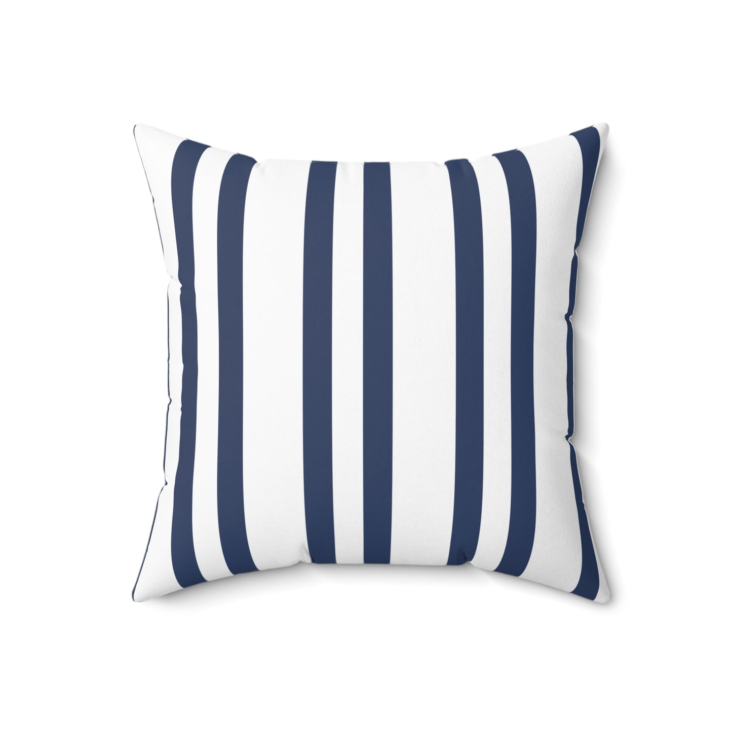 Blue And White Broad Stripe Decorative Throw Pillow