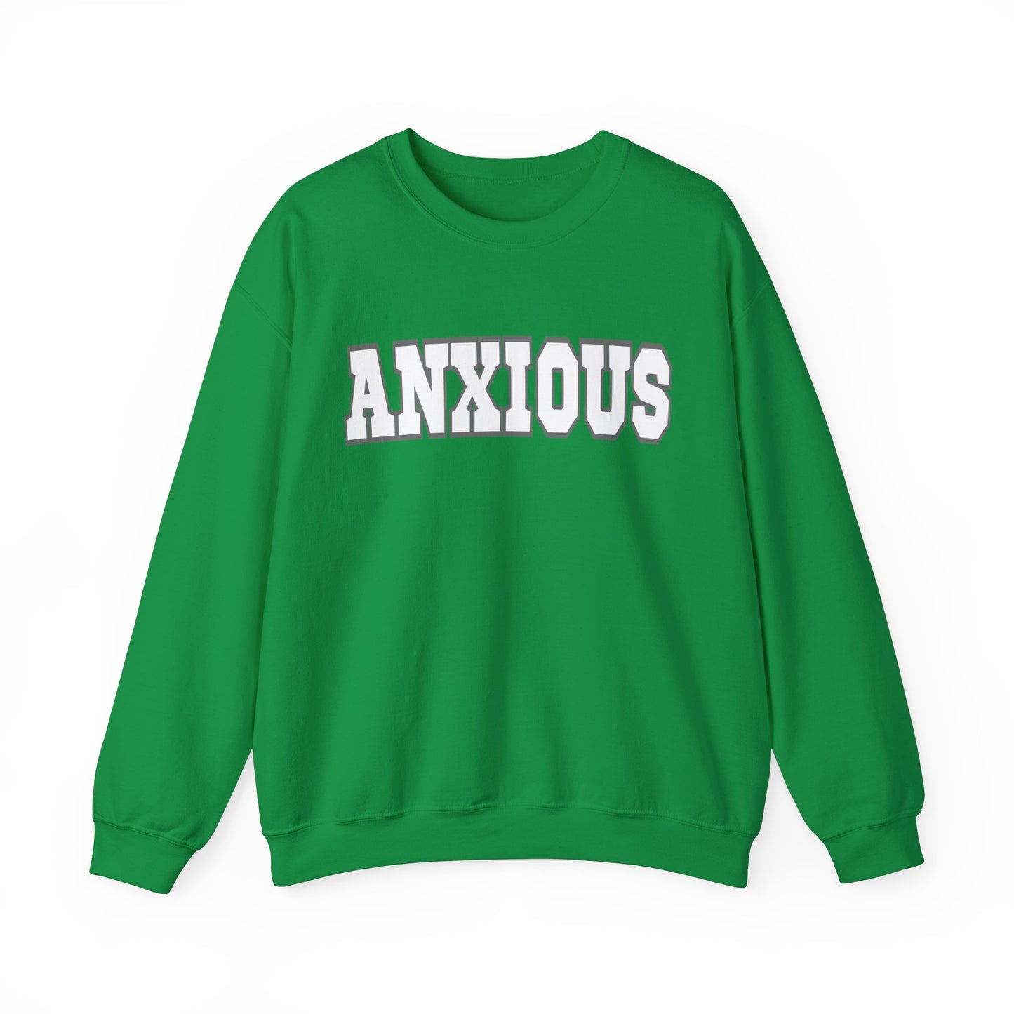 ANXIOUS, Heavy Blend™ Crewneck Sweatshirt (Available In Other Colors)