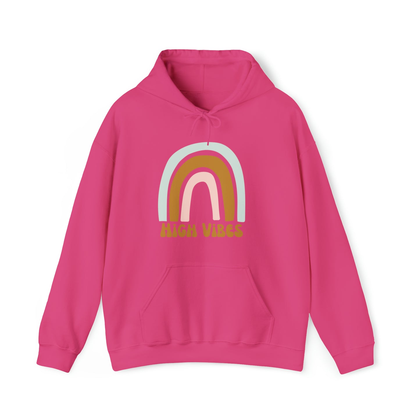 High Vibes, BOHO Style, Heavy Blend™ Hooded Sweatshirt (Available In Other Colors)