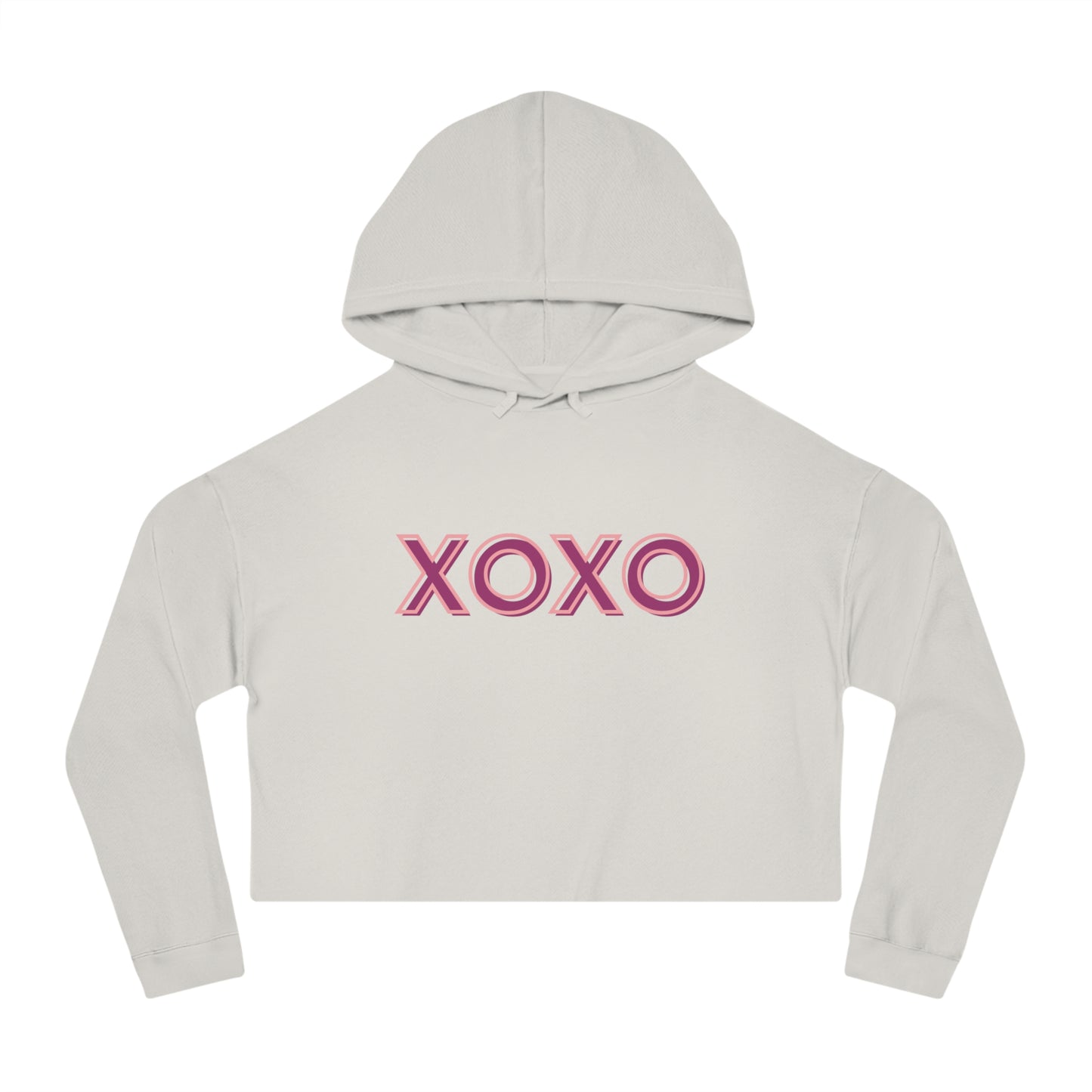 XOXO Cropped Hoodie (Available In Other Colors)