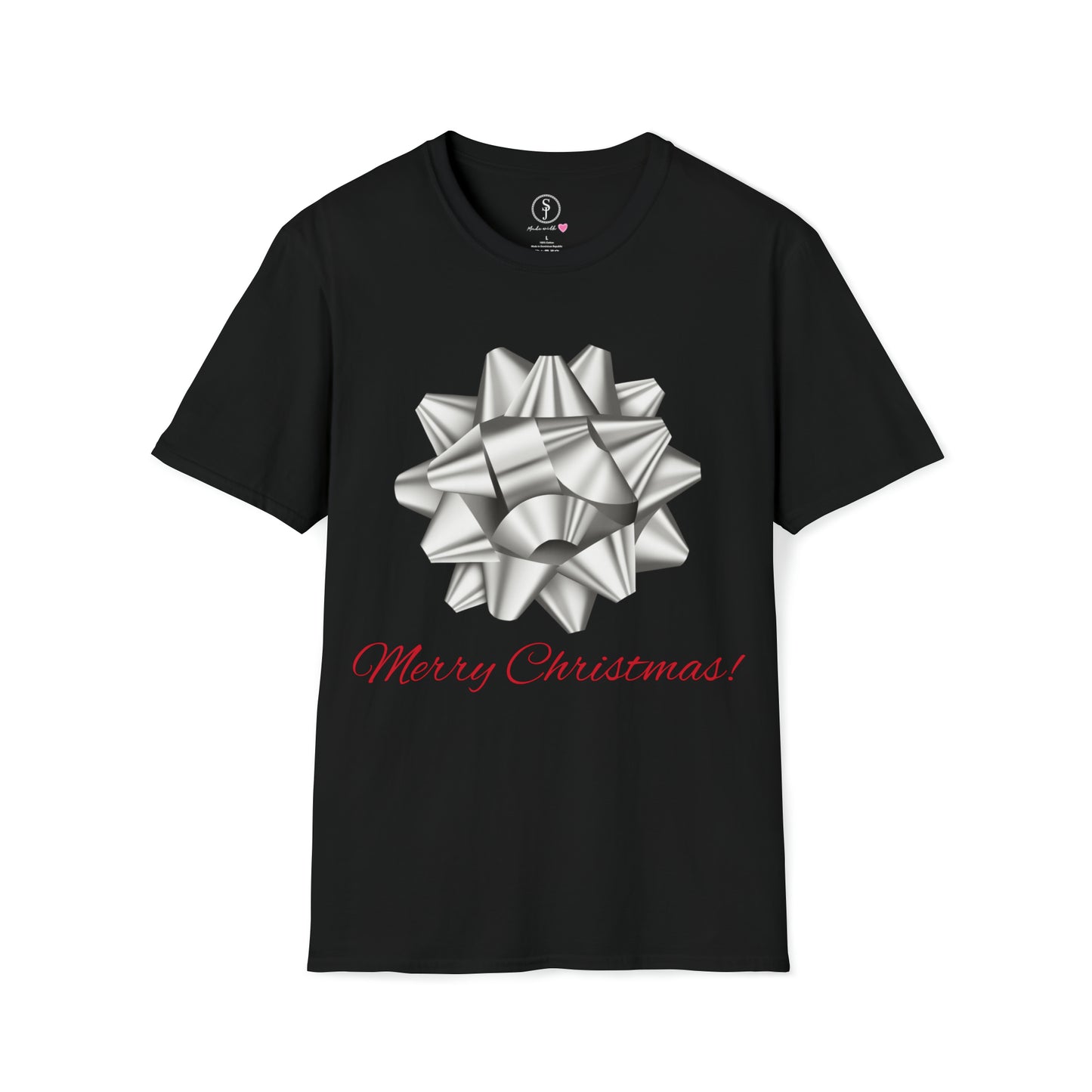 Christmas Vibes. Big Gift Bow, Merry Christmas! T-shirt (Available In Other Colors)