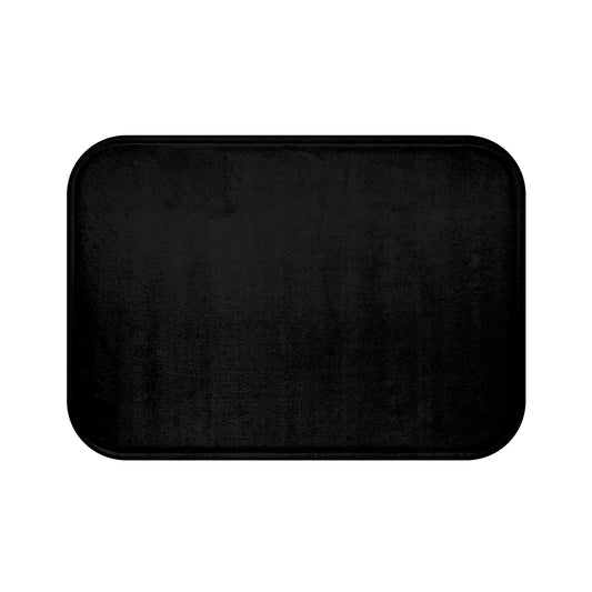 Midnight Black Bath Mat