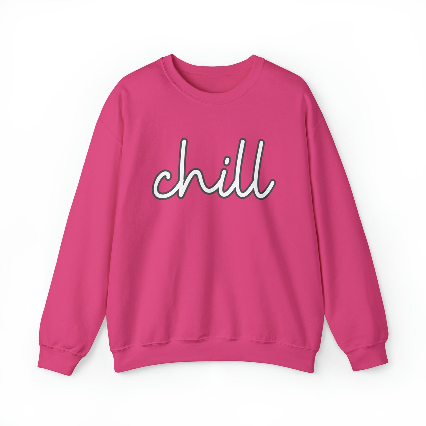 chill, Heavy Blend™ Crewneck Sweatshirt (Available In Other Colors)