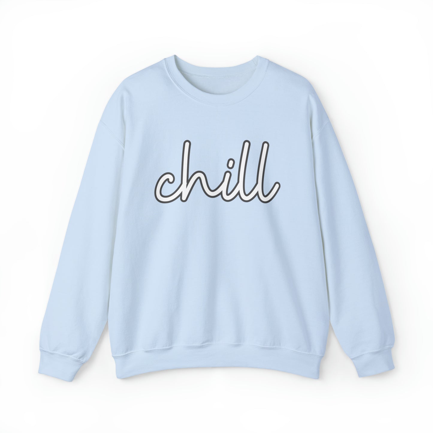 chill, Heavy Blend™ Crewneck Sweatshirt (Available In Other Colors)