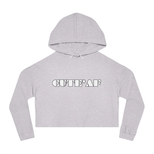 Cute*AF Cropped Hoodie (Available In Other Colors Including Camo)