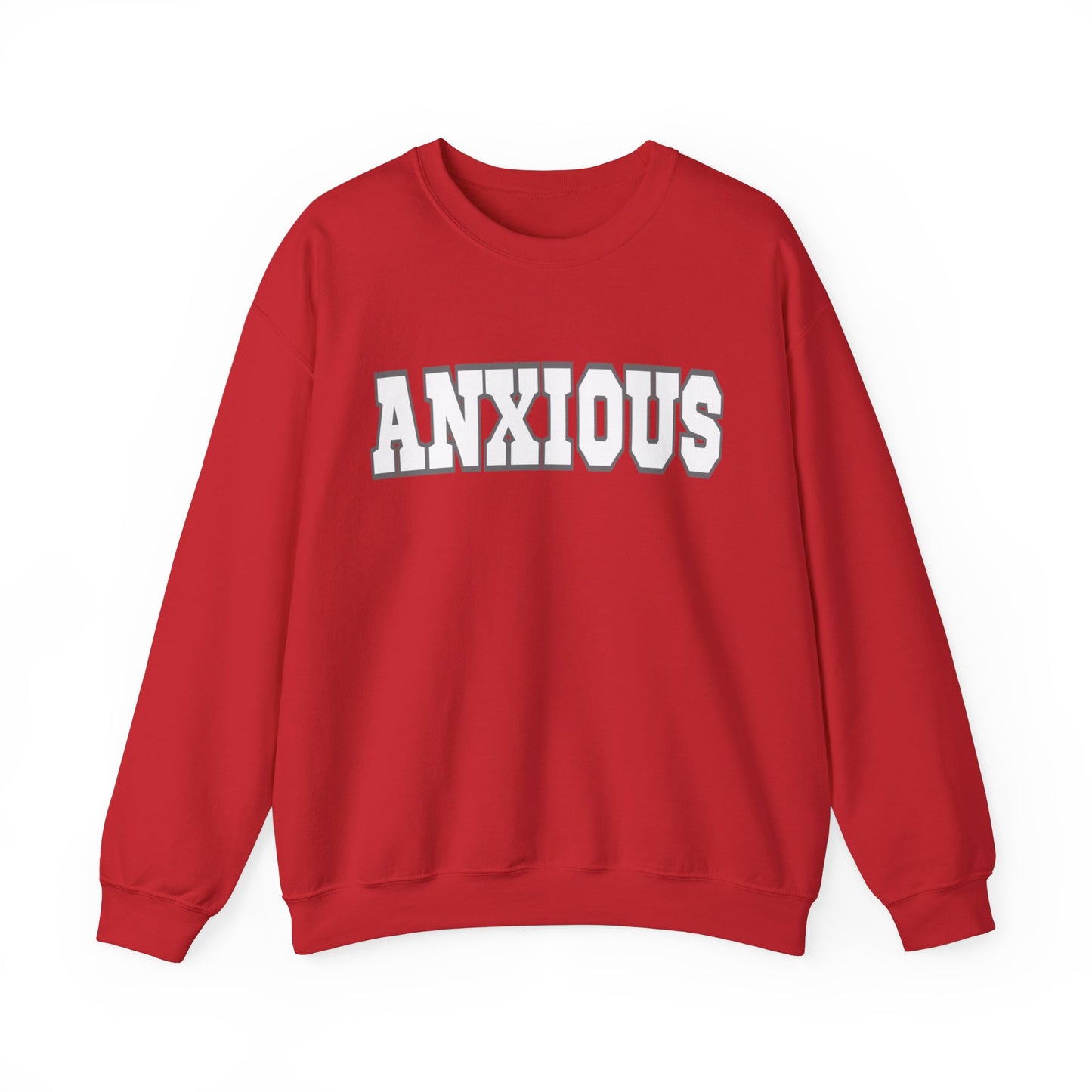 ANXIOUS, Heavy Blend™ Crewneck Sweatshirt (Available In Other Colors)