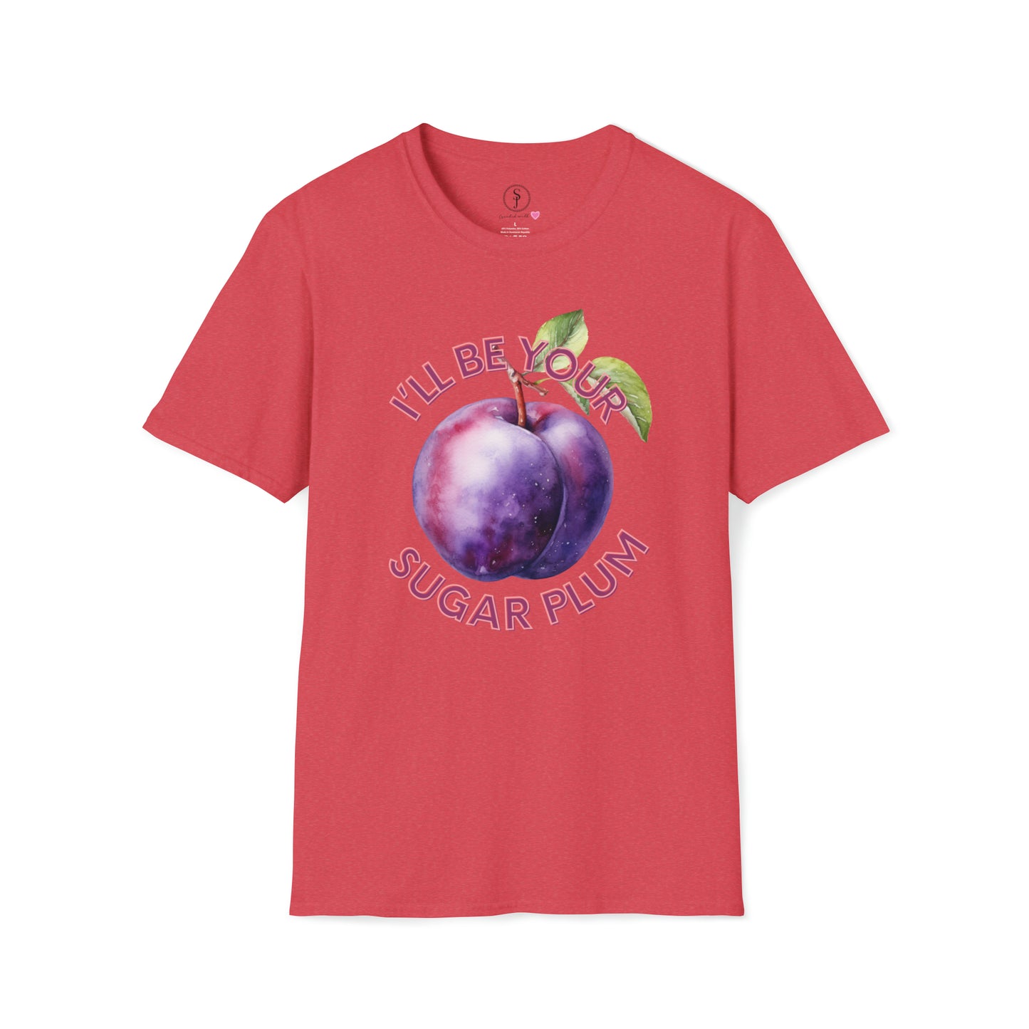 Christmas Vibes, I'll Be Your Sugar Plum T-Shirt (Available In Other Colors) (Sizes Up To 3XL)