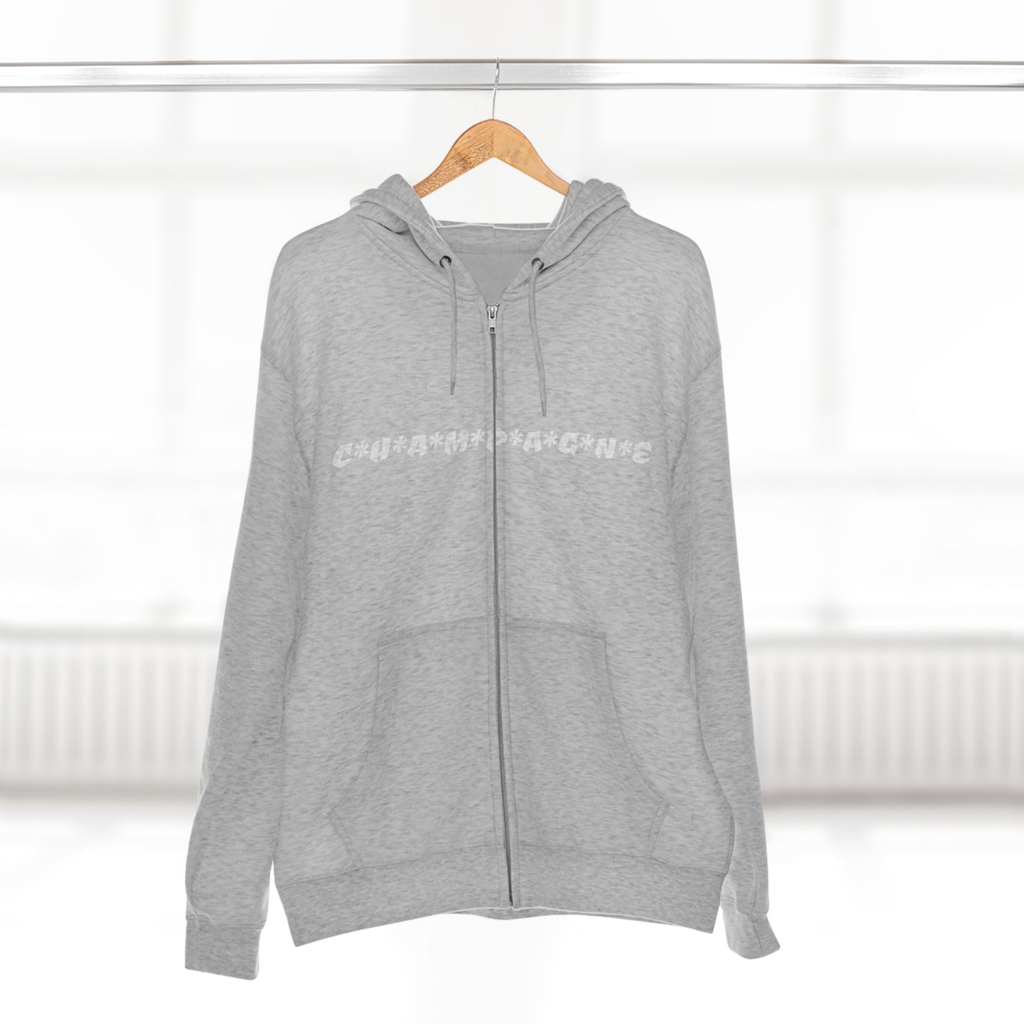 C*H*A*M*P*A*G*N*E Premium Full Zip-Up Hoodie (Available In Other Colors)