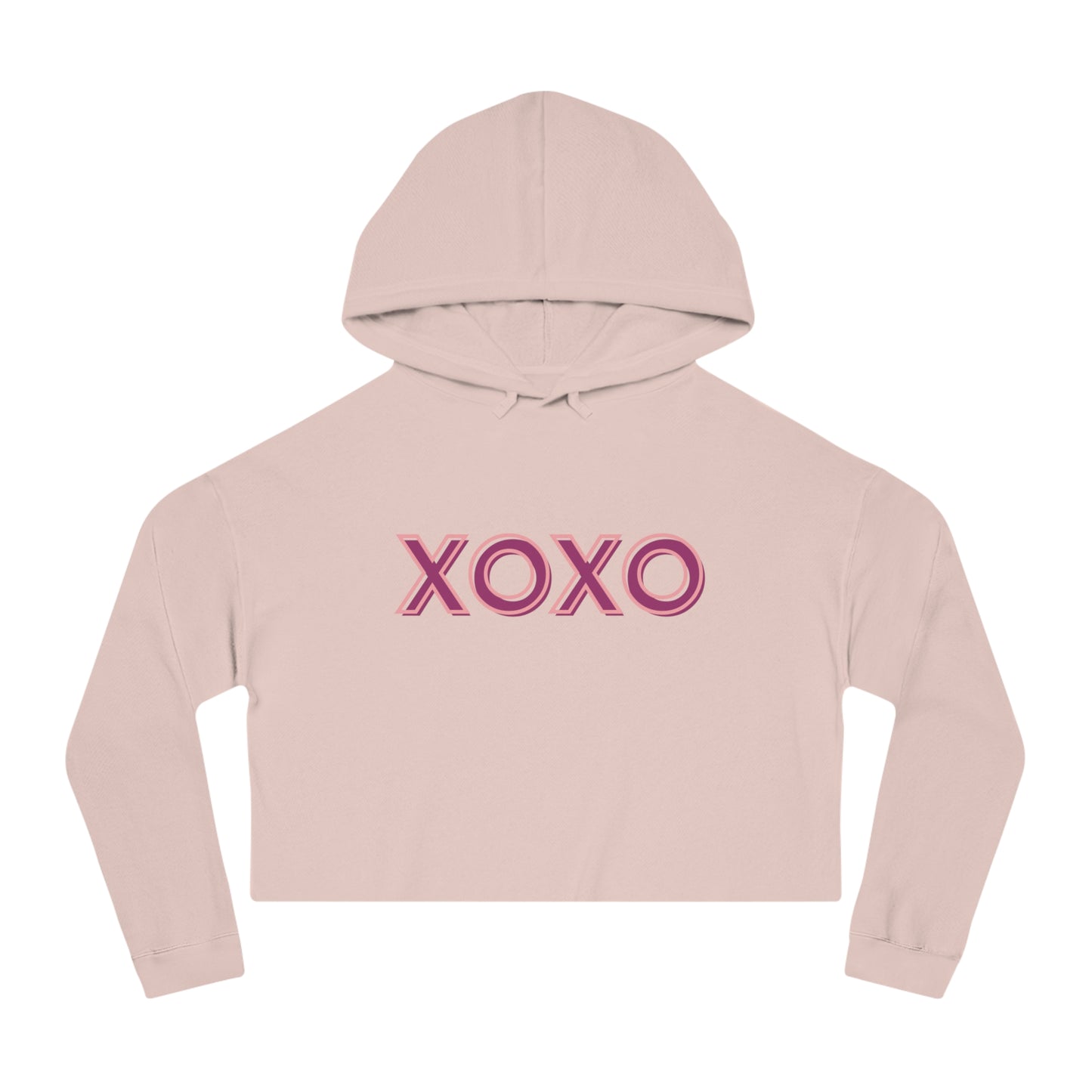 XOXO Cropped Hoodie (Available In Other Colors)