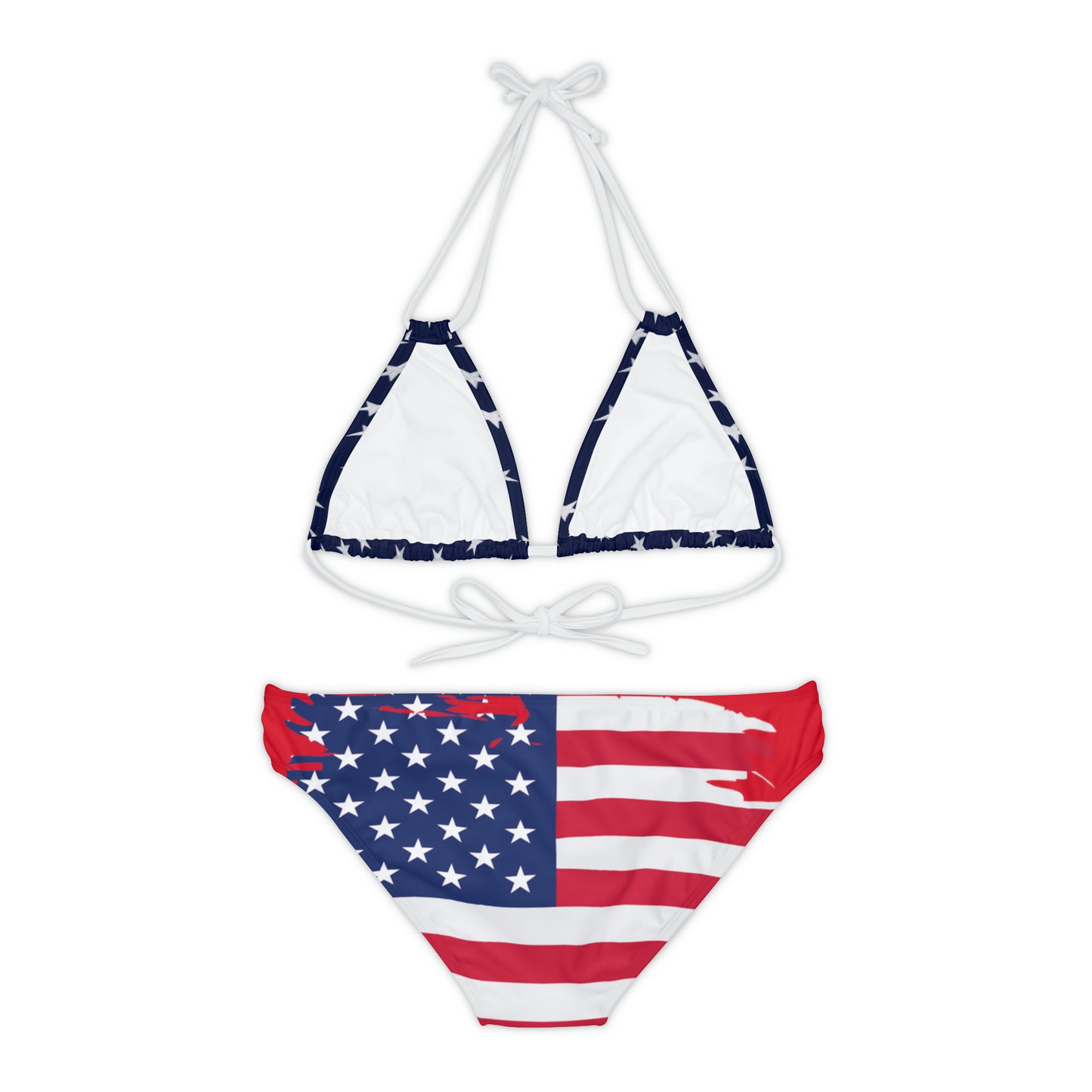 American Flag Two Piece Bikini Set