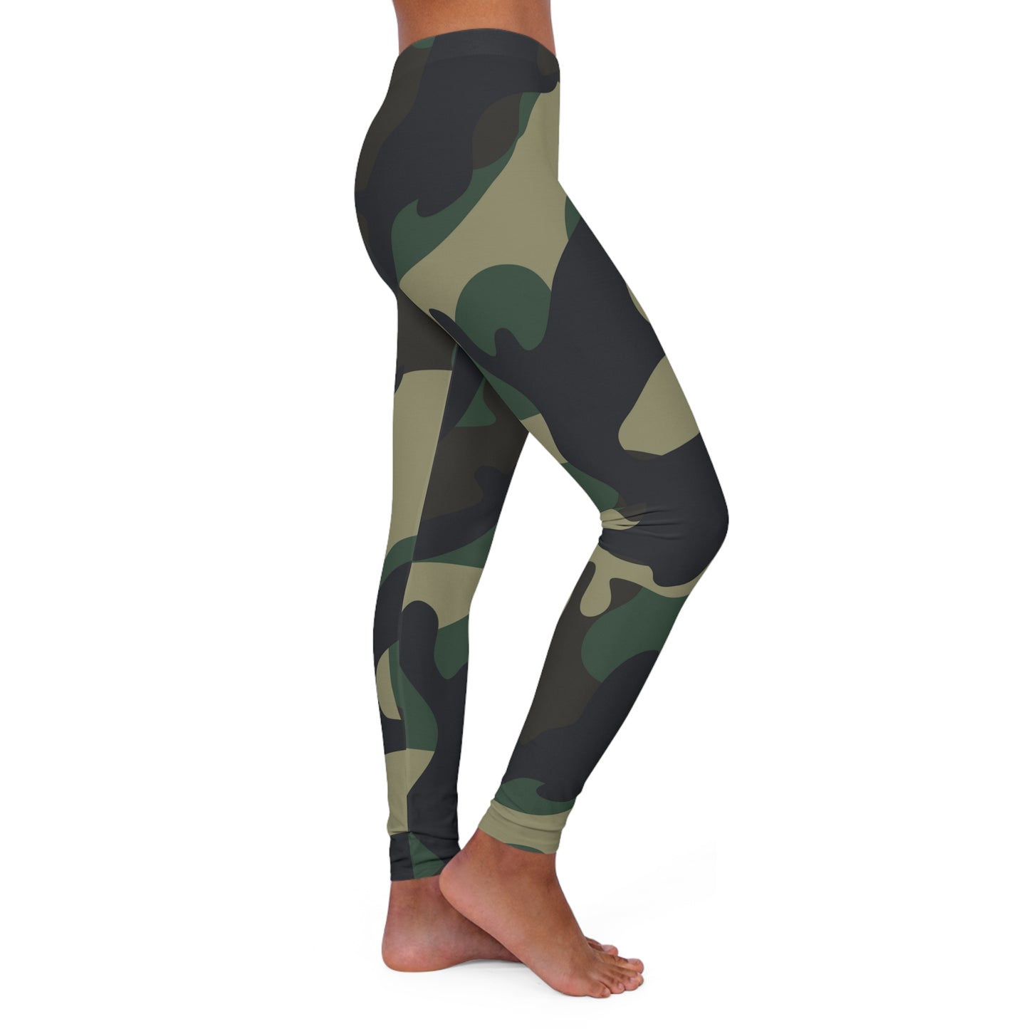Silky Smooth Army Green Camo Leggings