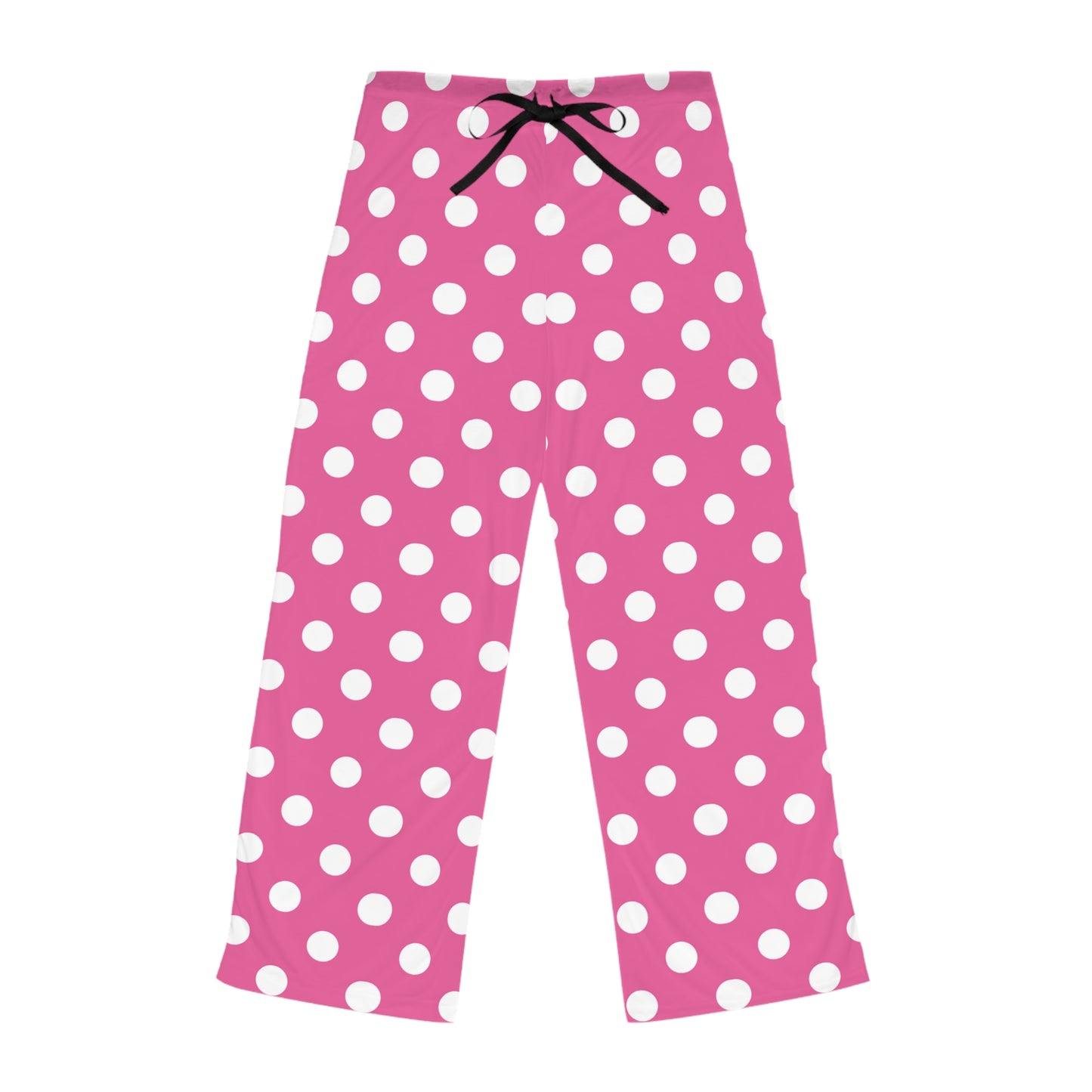 Pink With White Polka Dots Women's Pajammy Pants