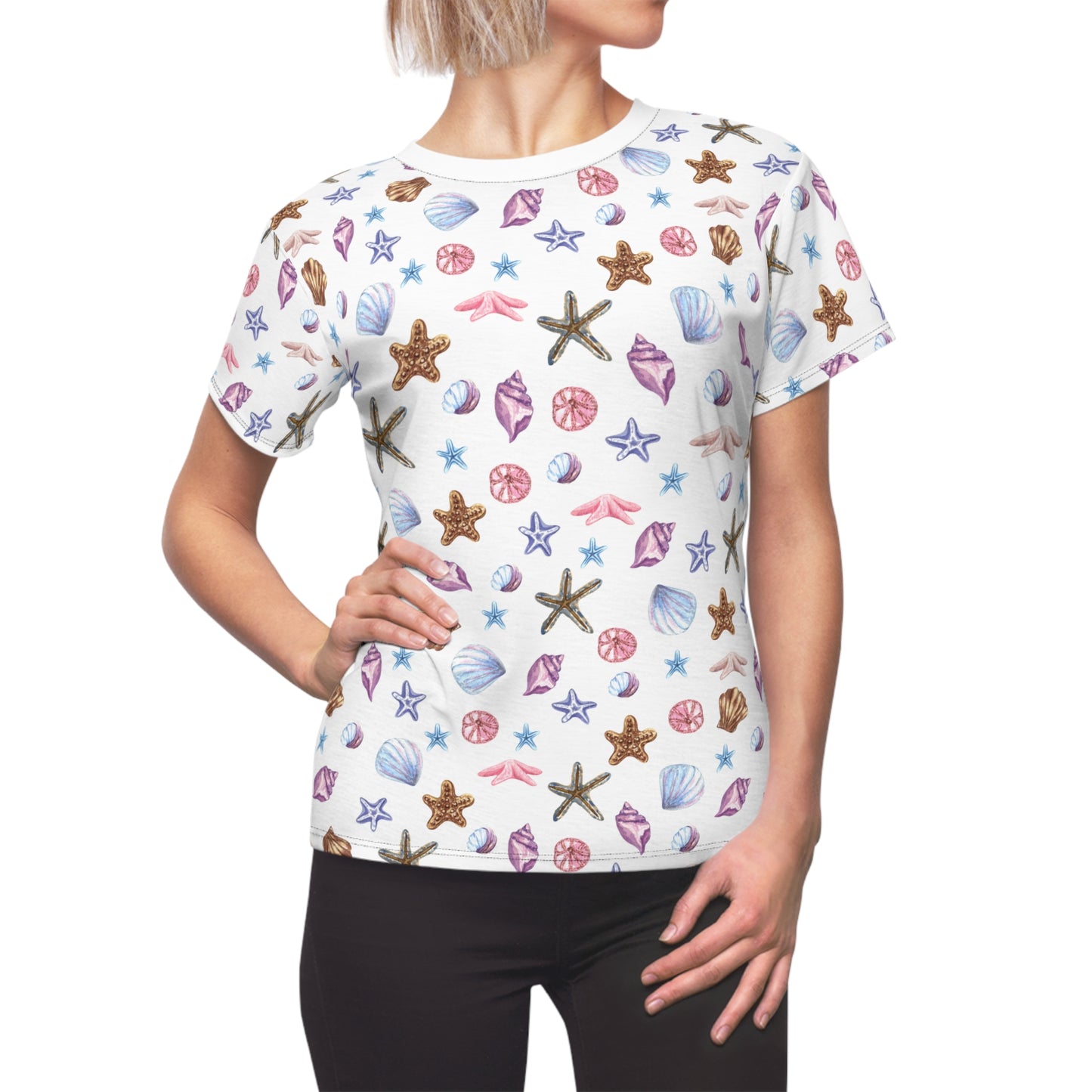 Perfect Tee Seashells Women's Classic Short Sleeve T-Shirt