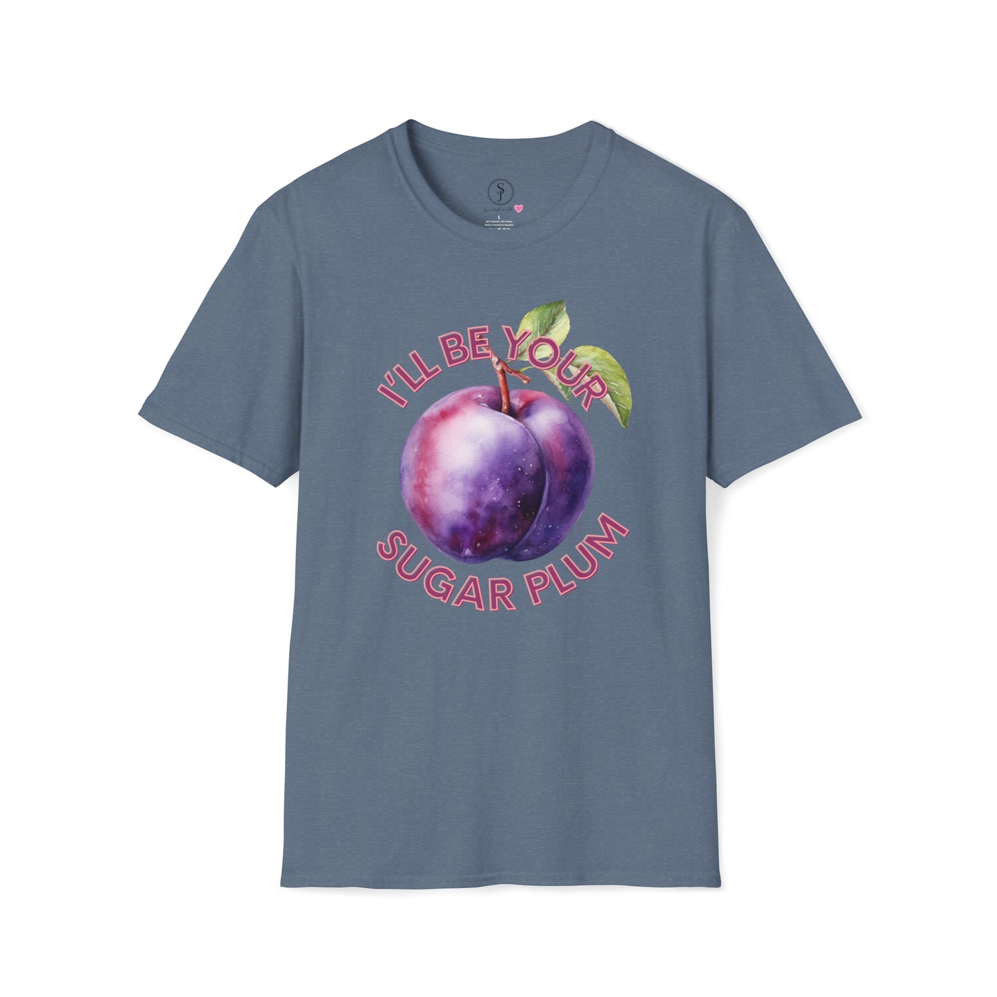 Christmas Vibes, I'll Be Your Sugar Plum T-Shirt (Available In Other Colors) (Sizes Up To 3XL)