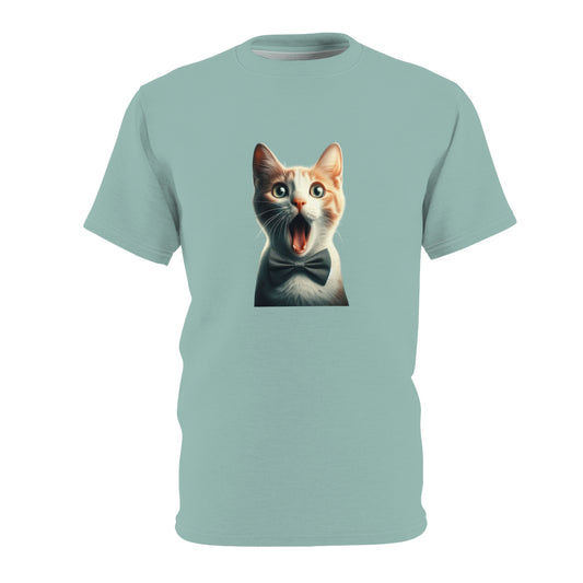 Surprise Cat Lover Unisex Longer Body Short Sleeve T-shirt