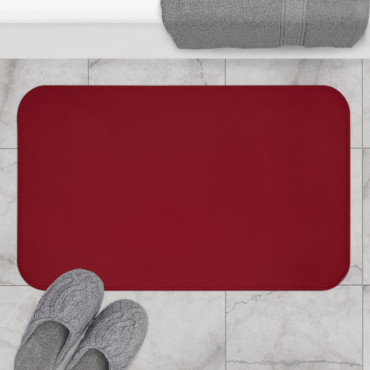 Cabernet Red Bath Mat