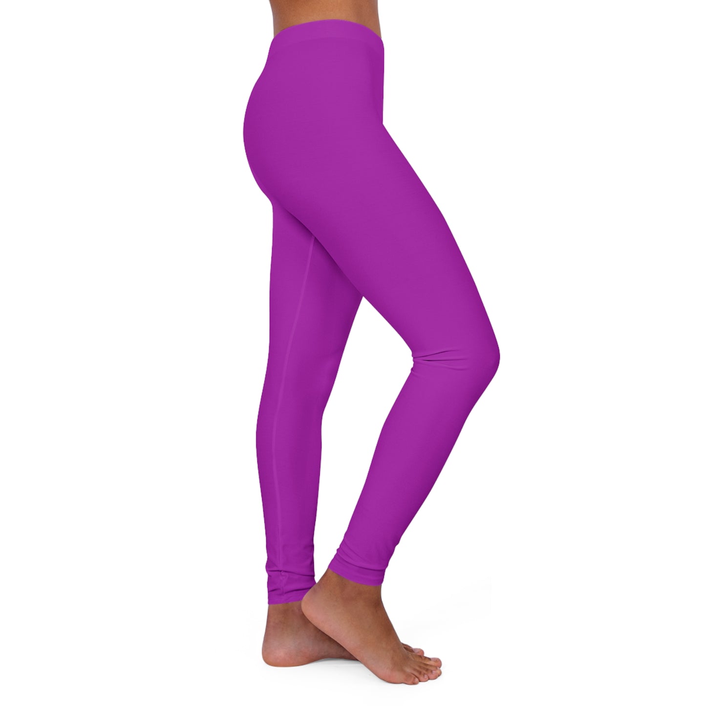 Silky Smooth Purple Full Length Leggings