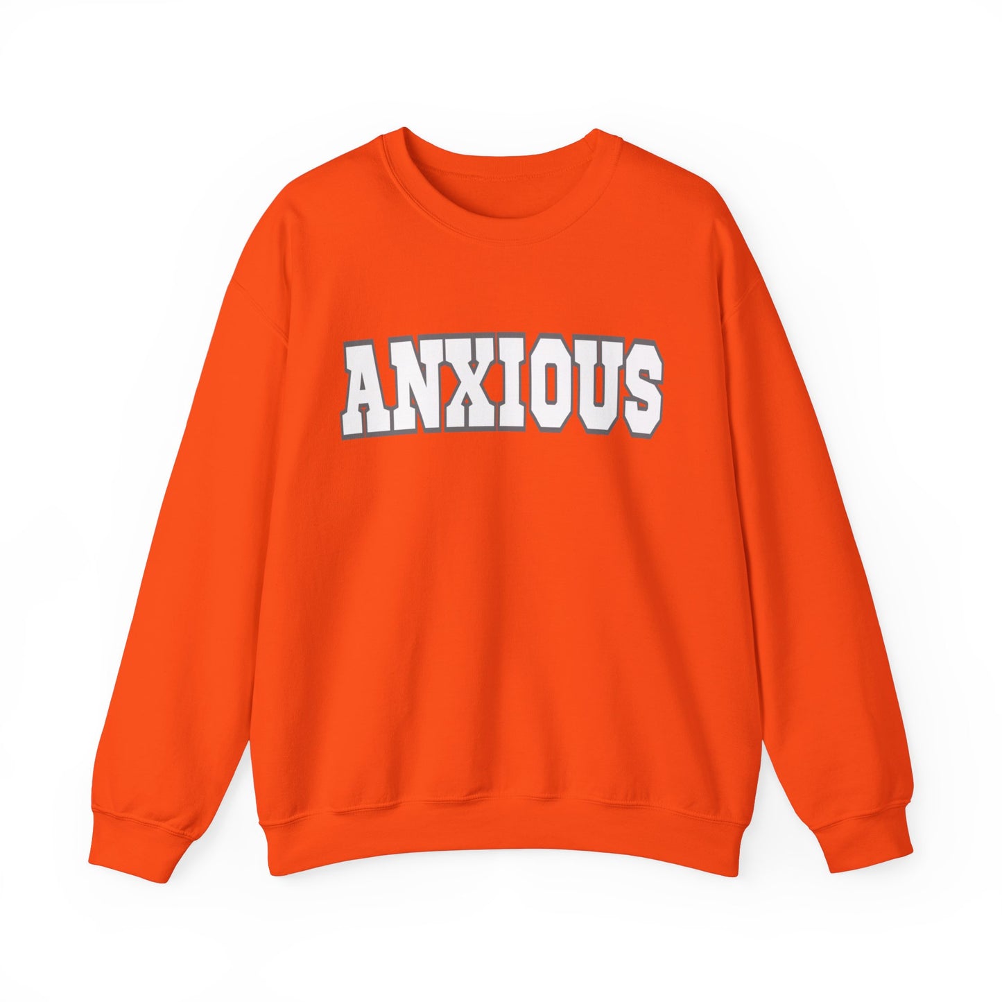 ANXIOUS, Heavy Blend™ Crewneck Sweatshirt (Available In Other Colors)