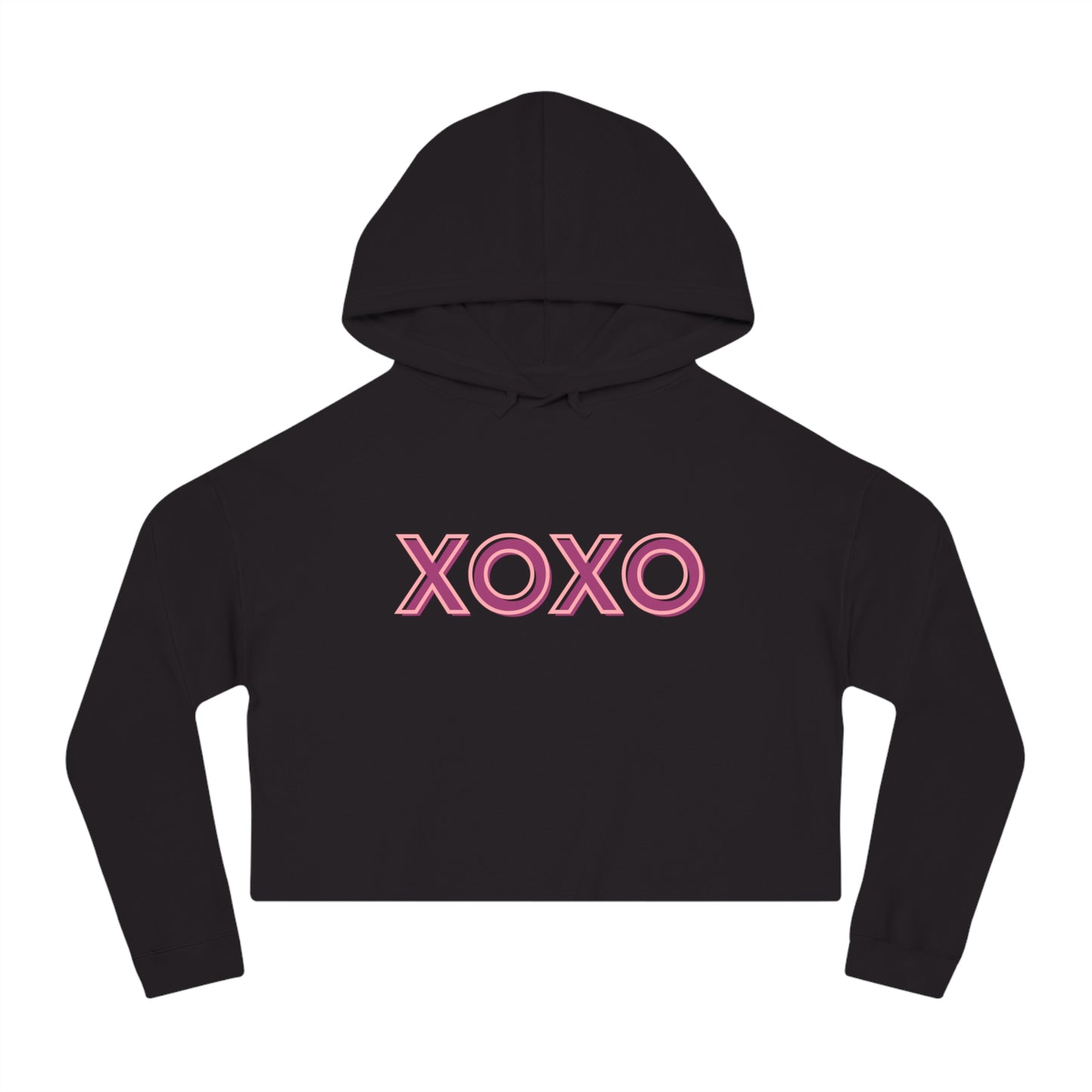 XOXO Cropped Hoodie (Available In Other Colors)