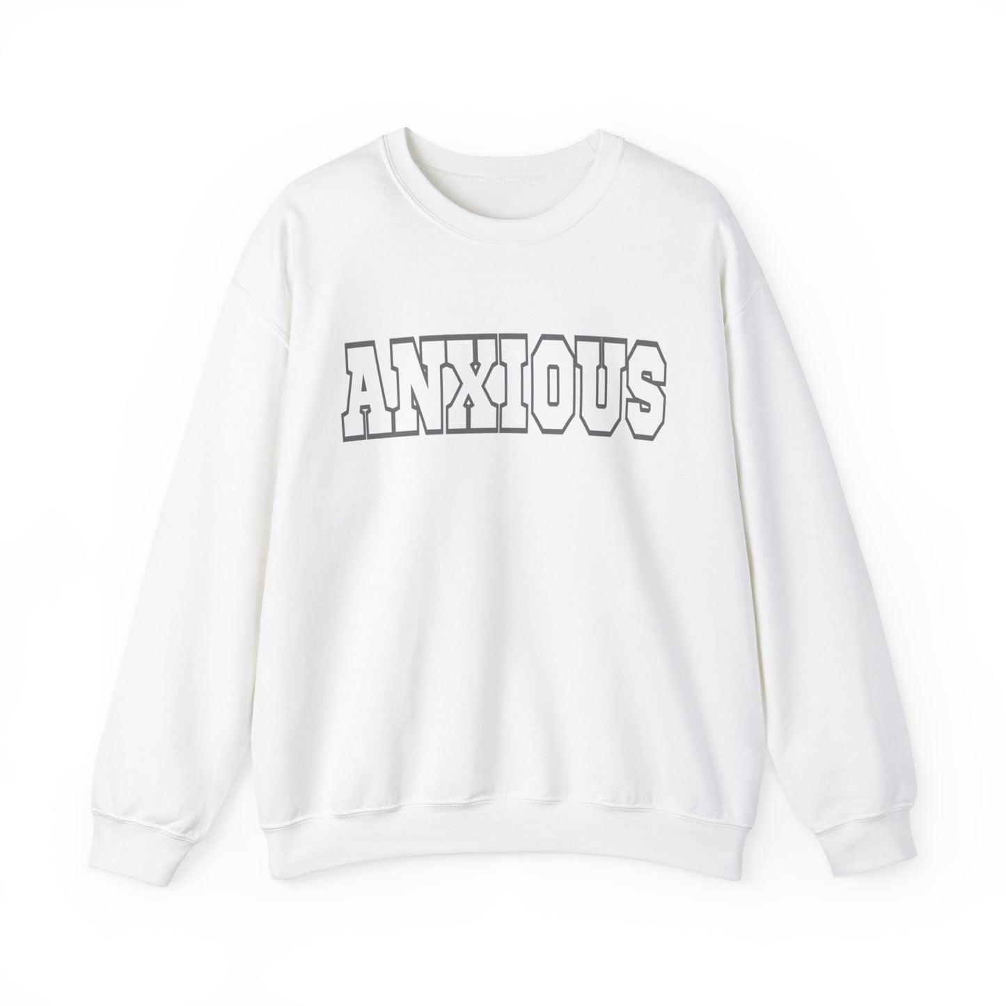 ANXIOUS, Heavy Blend™ Crewneck Sweatshirt (Available In Other Colors)