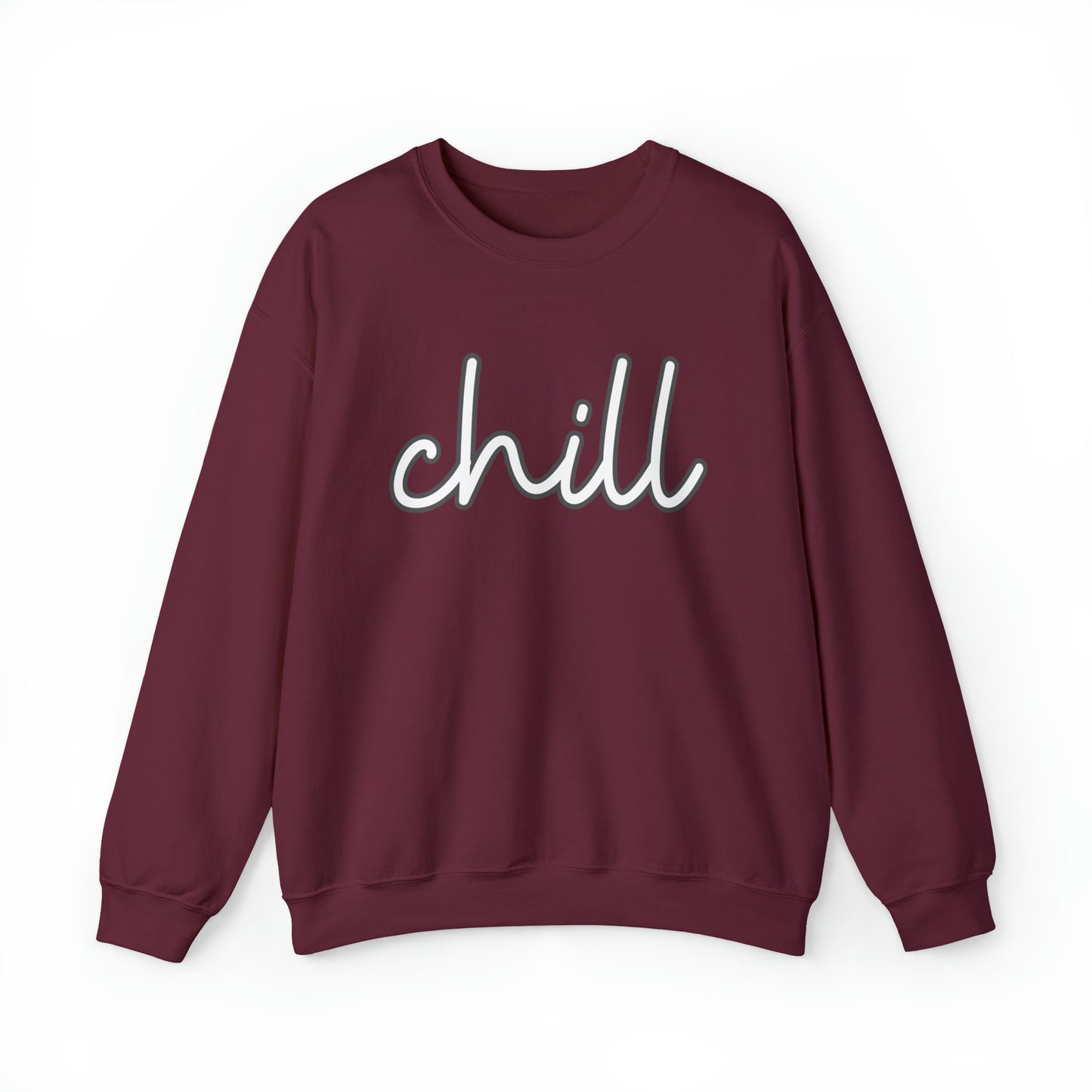 chill, Heavy Blend™ Crewneck Sweatshirt (Available In Other Colors)