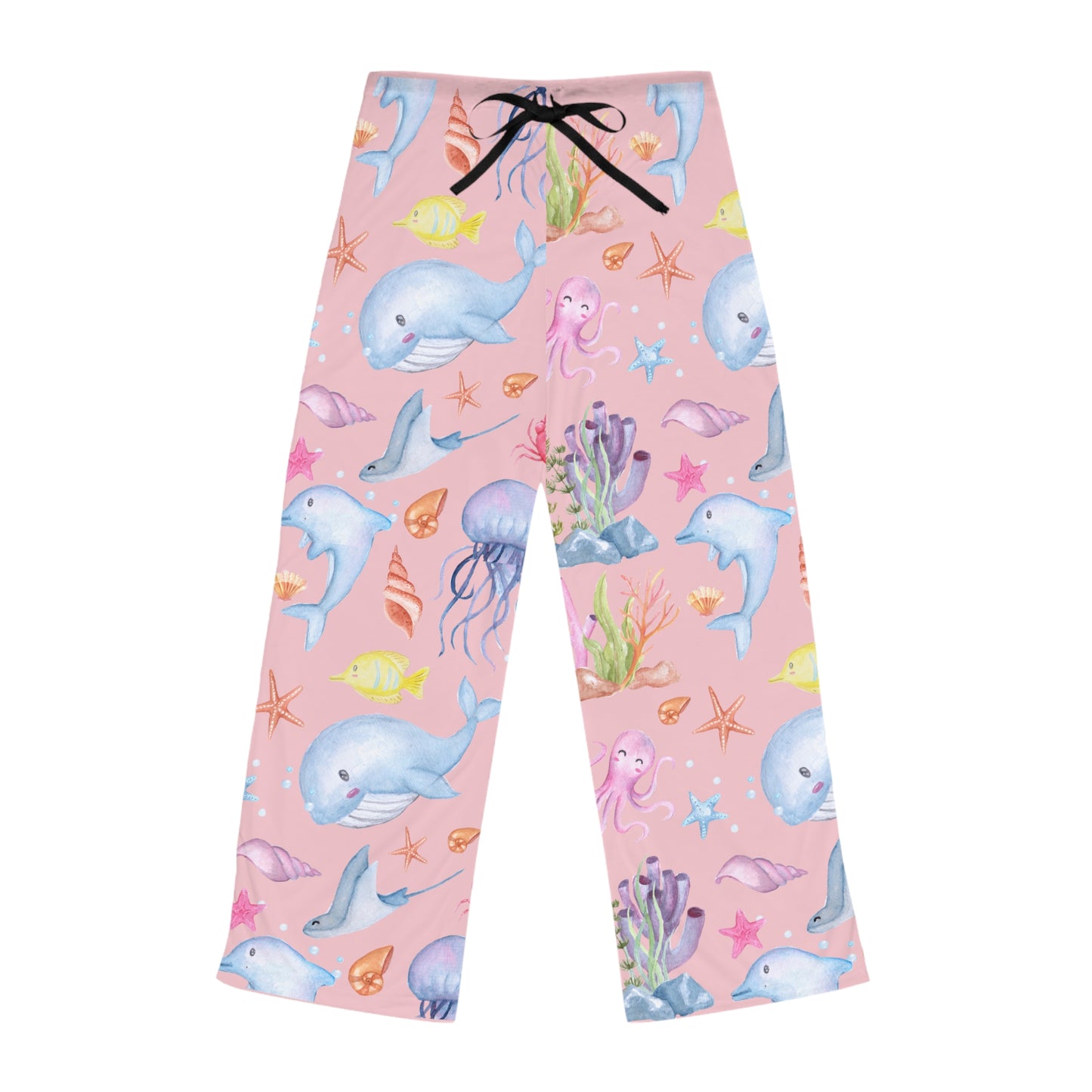 Under The Sea Women's Pajammy Pants In Soft Pink