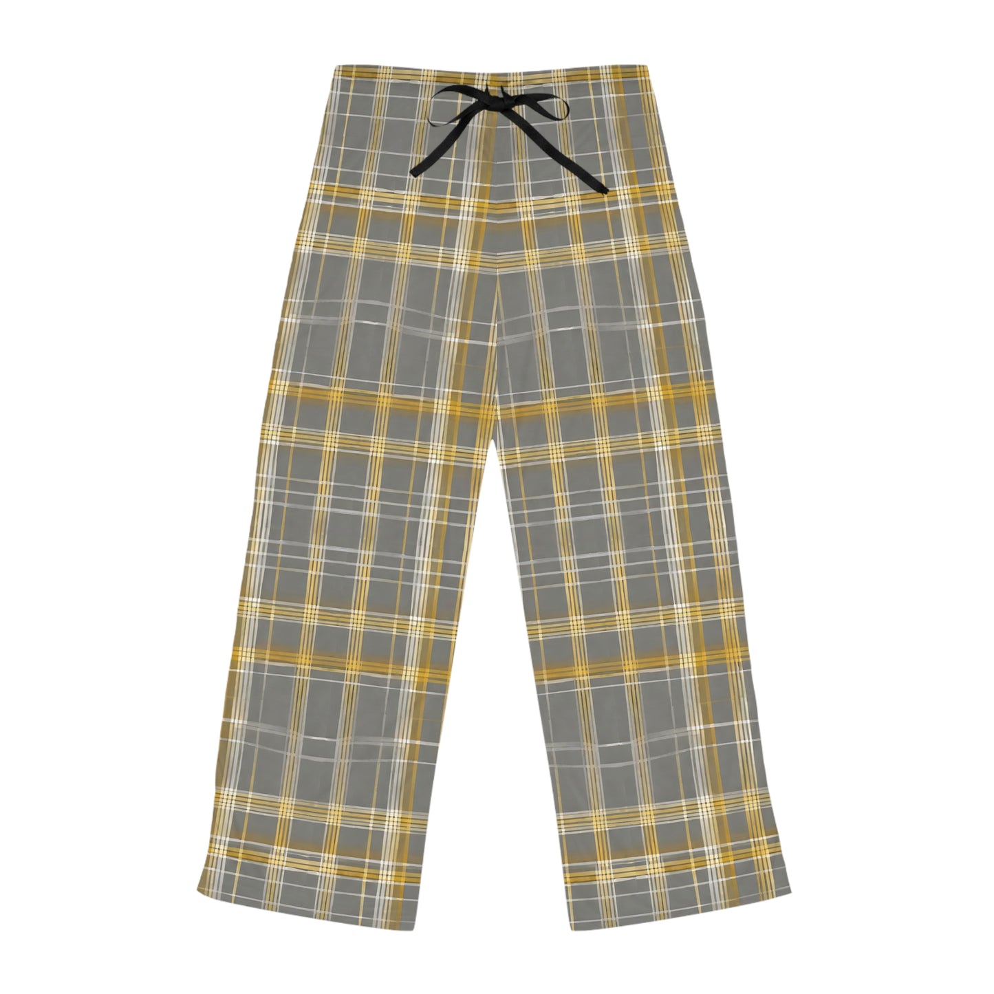 Grey & Gold Plaid Pajammy Lounge Pants