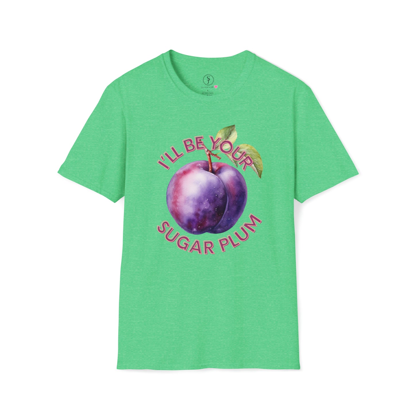 Christmas Vibes, I'll Be Your Sugar Plum T-Shirt (Available In Other Colors) (Sizes Up To 3XL)