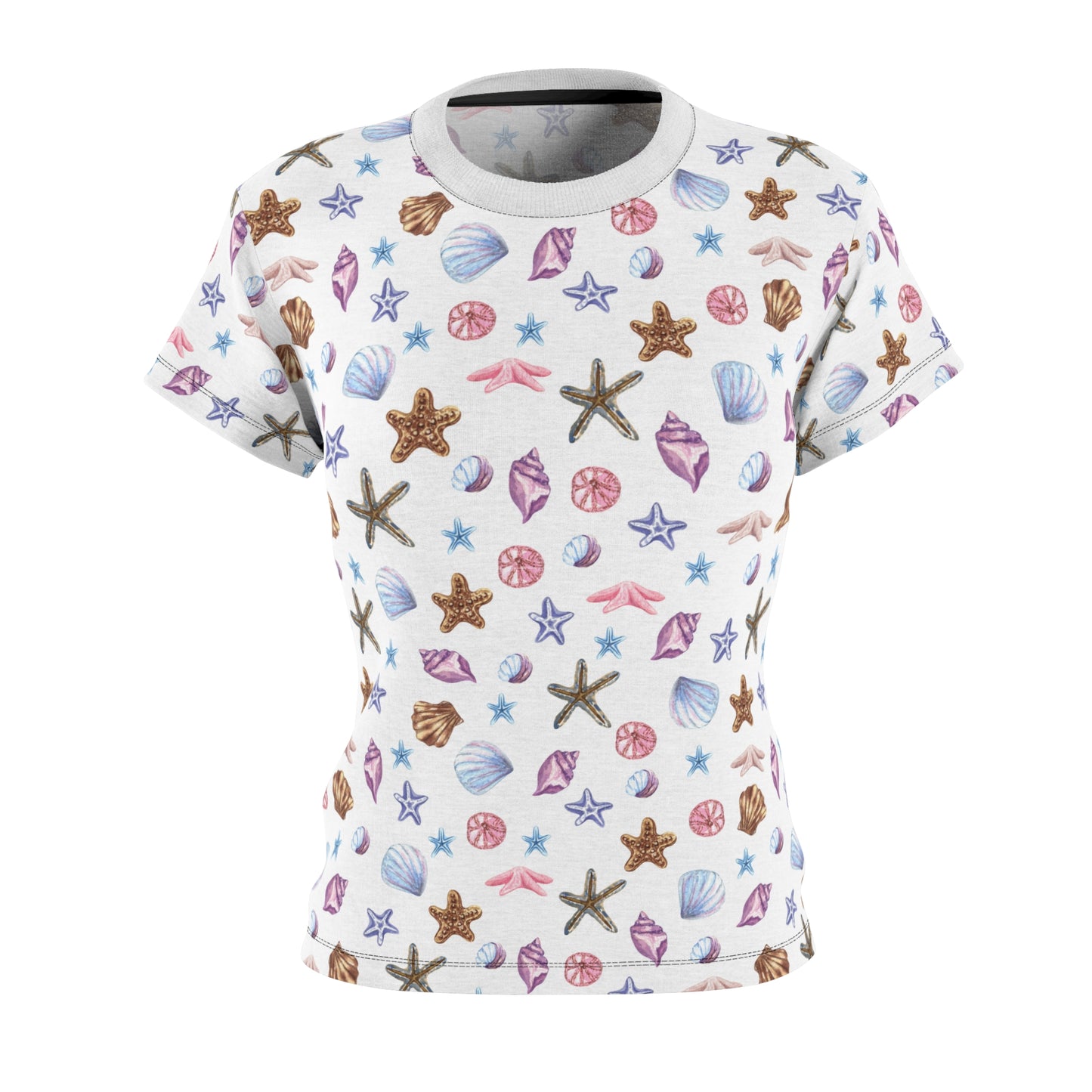 Perfect Tee Seashells Women's Classic Short Sleeve T-Shirt