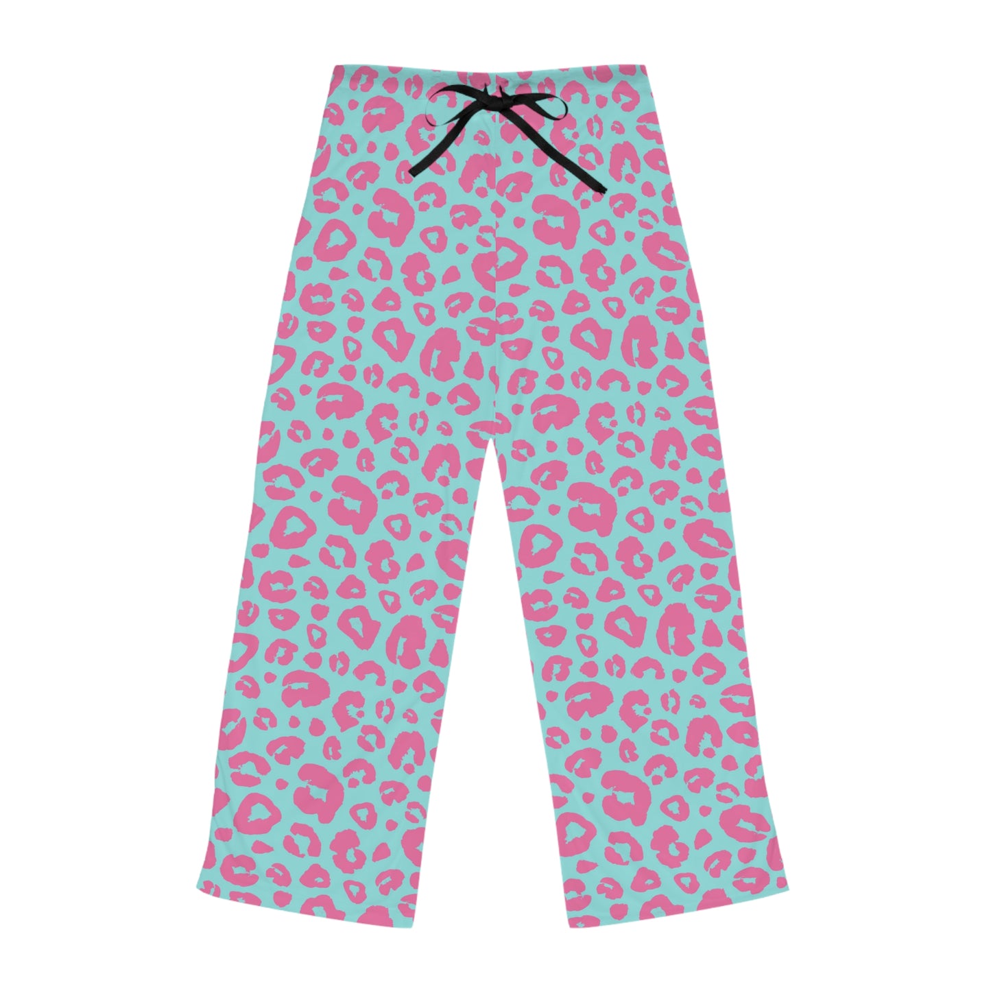 Turquoise & Pink Leopard Women's Pajammy Pants