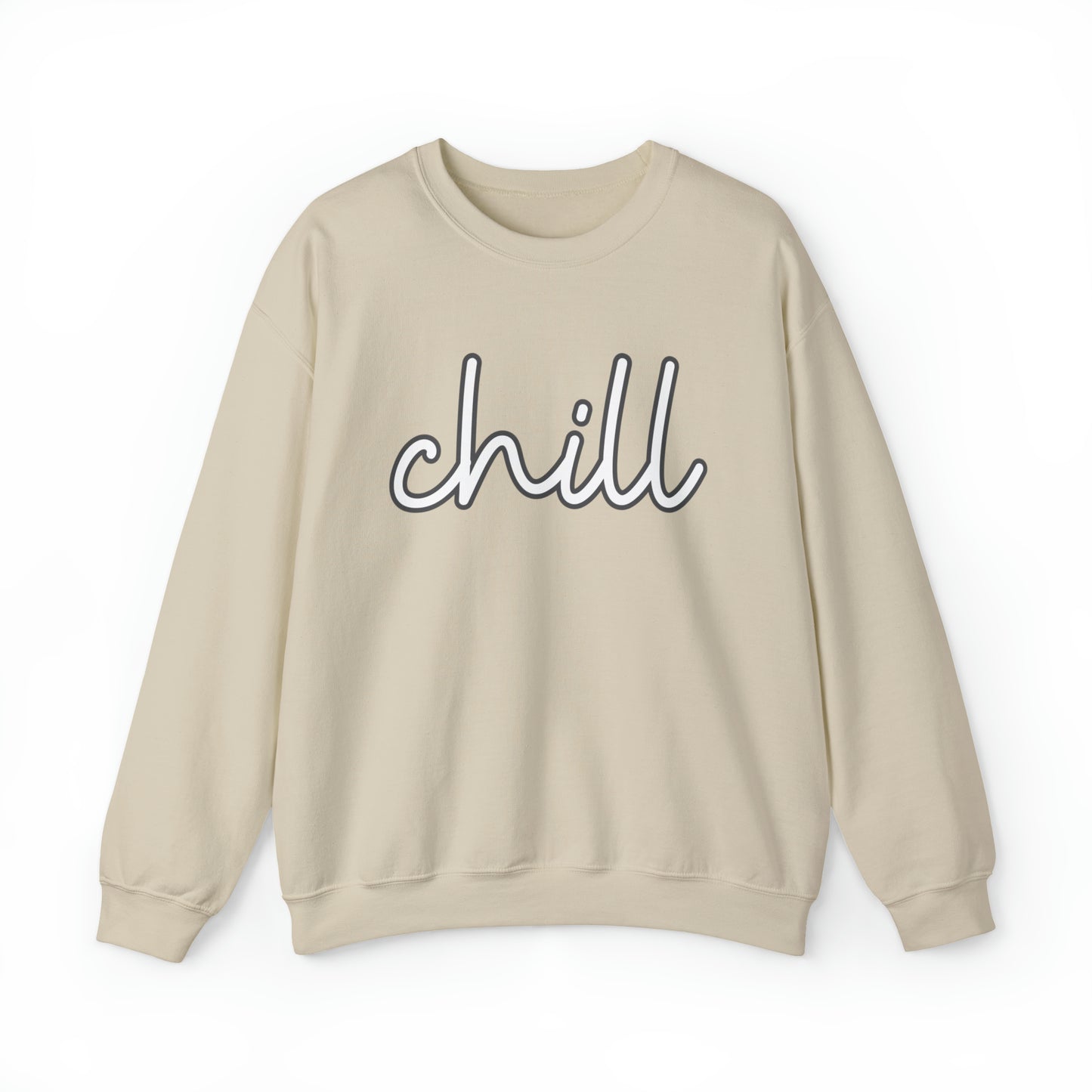chill, Heavy Blend™ Crewneck Sweatshirt (Available In Other Colors)