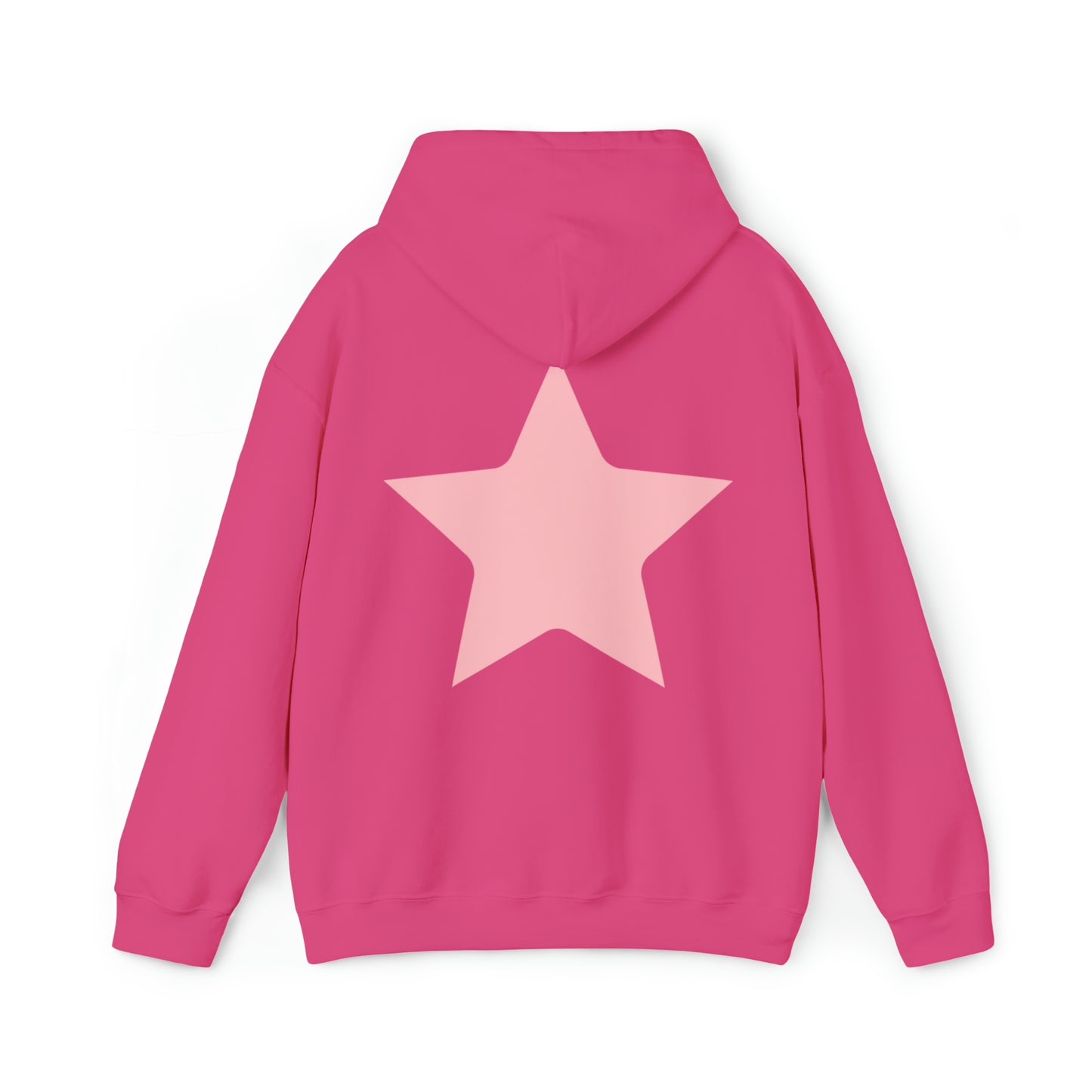Pink Star, Heavy Blend™ Hooded Sweatshirt (Available In Other Colors)