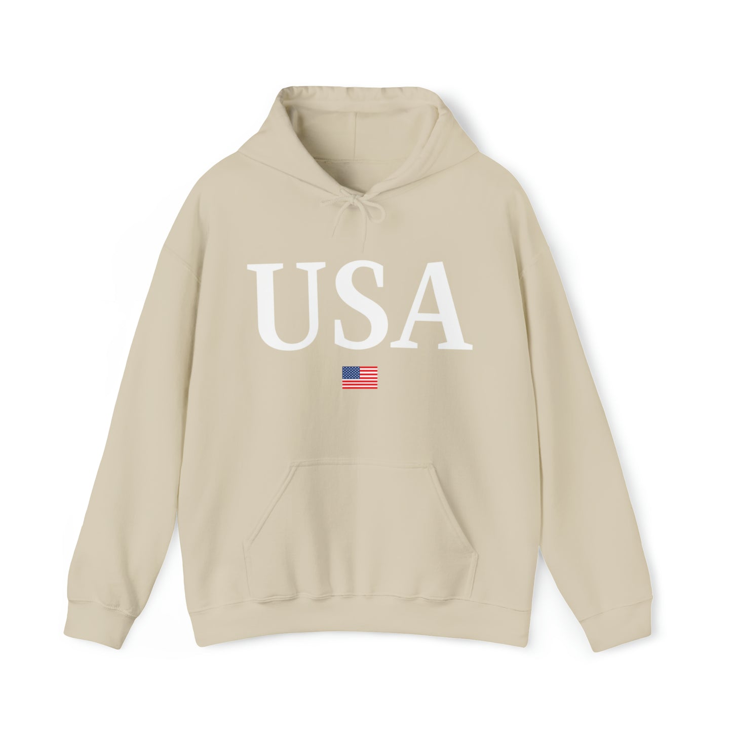 USA, Heavy Blend™ Hooded Sweatshirt (Available In Other Colors)