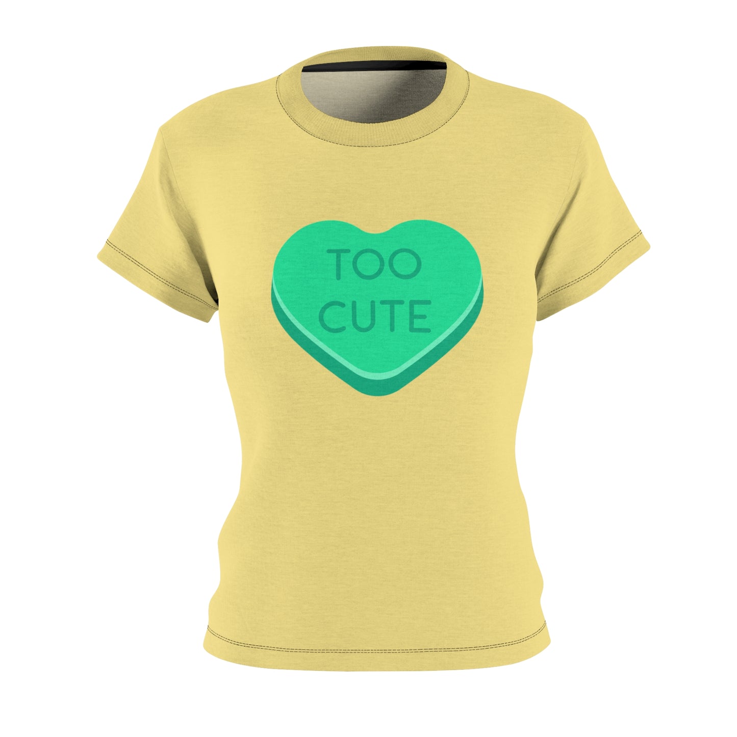 Perfect Tee Too Cute Heart Women's Classic Short Sleeve T-Shirt