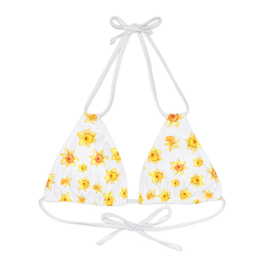 Daffodil String Triangle Bikini Top