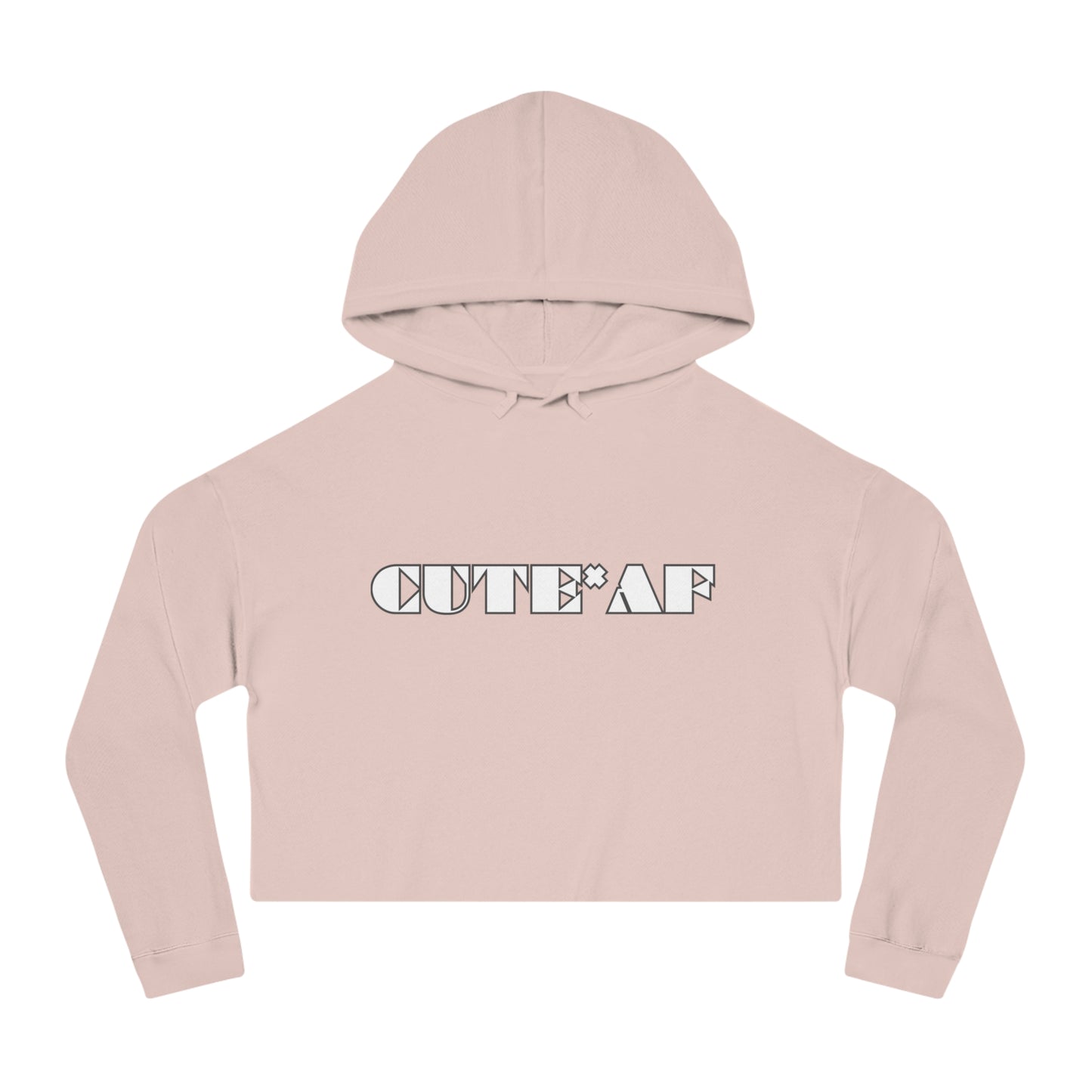 Cute*AF Cropped Hoodie (Available In Other Colors Including Camo)