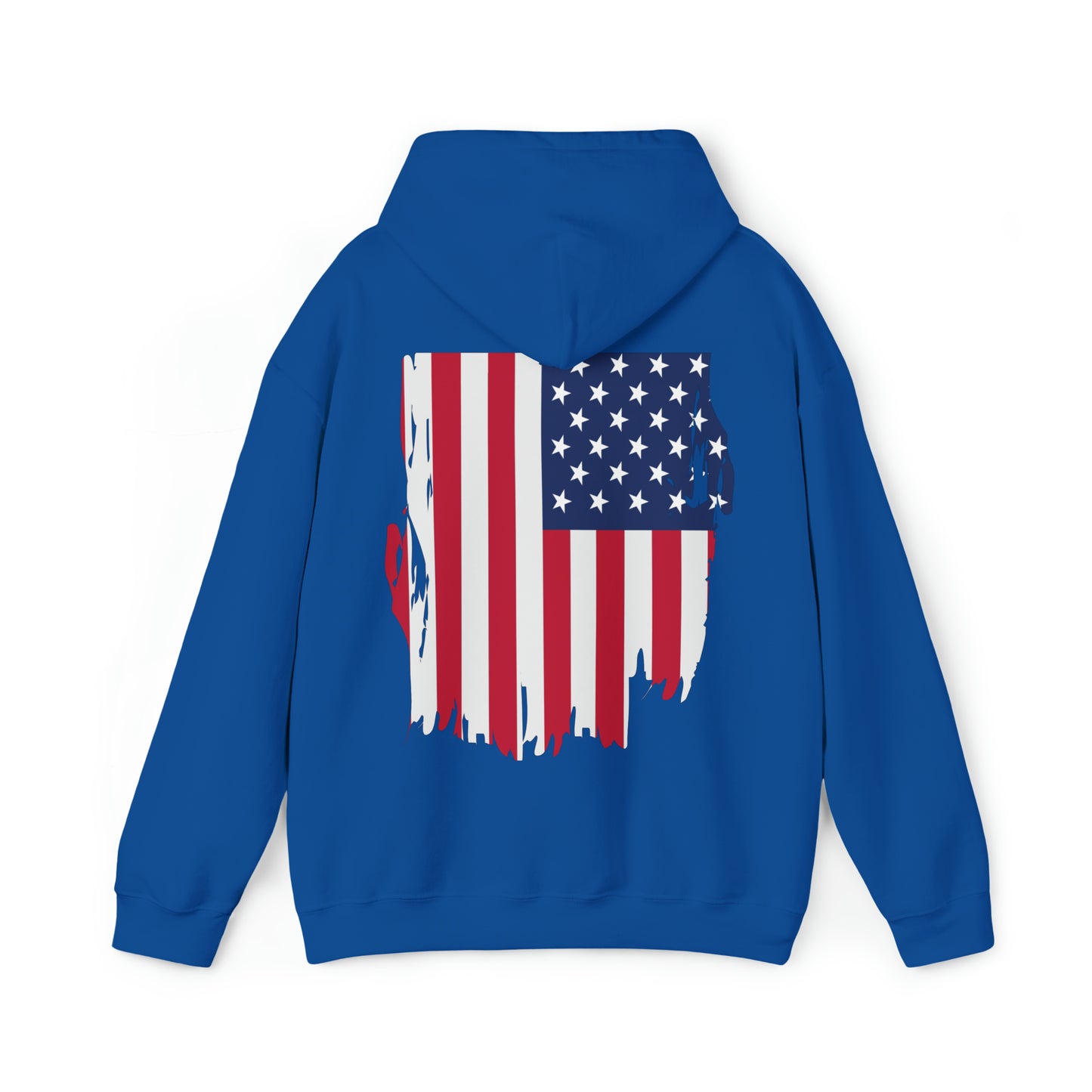 Worn American Flag, Heavy Blend™ Hooded Sweatshirt