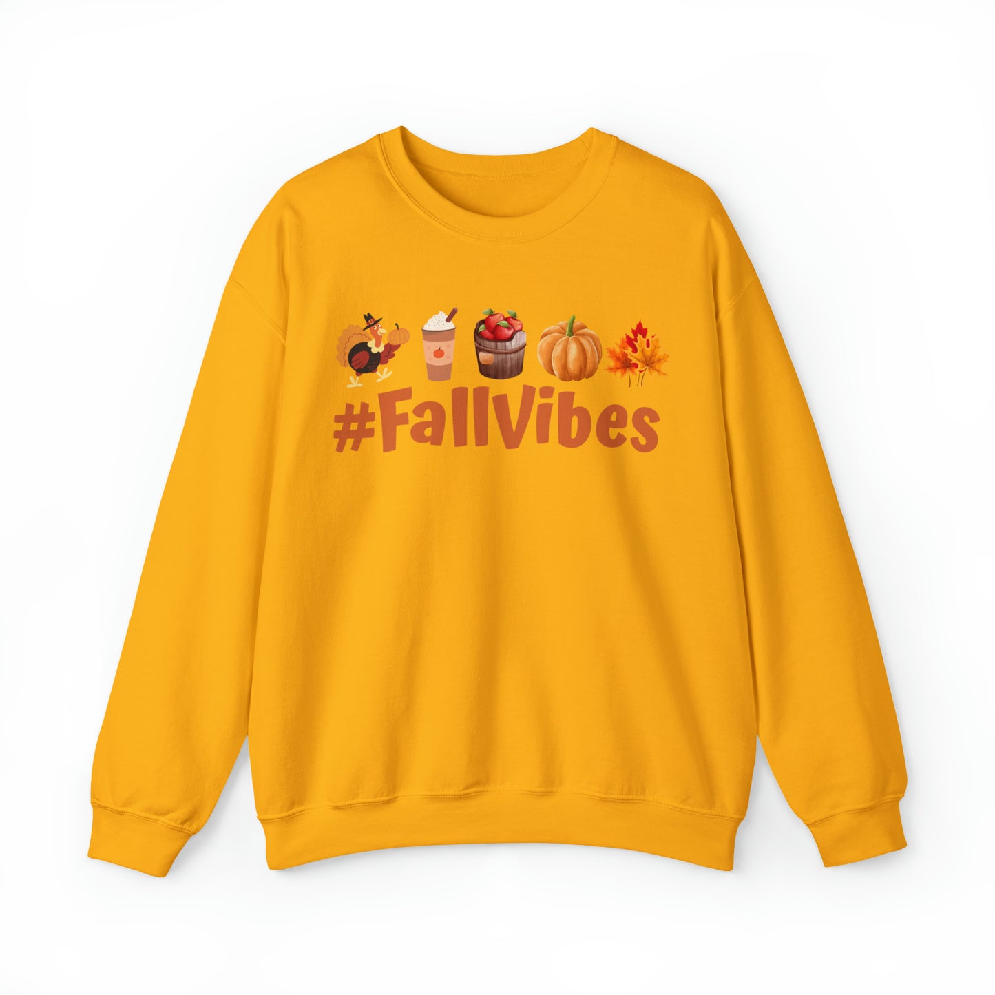 #Fallvibes Heavy Blend™ Crewneck Sweatshirt (Available In Other Colors)