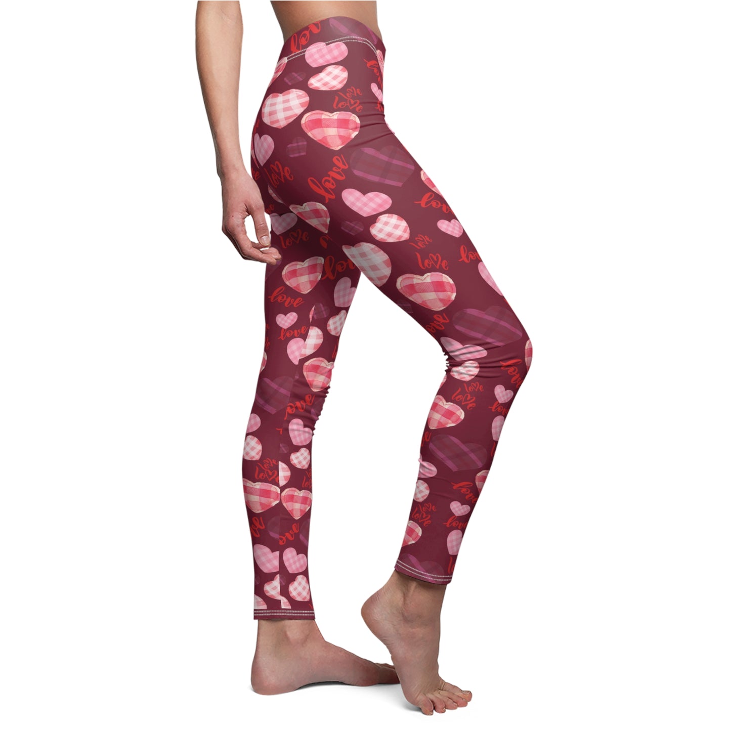 Love & Hearts Full-Length Leggings