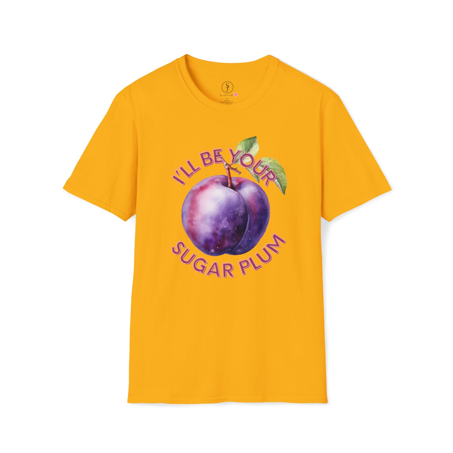 Christmas Vibes, I'll Be Your Sugar Plum T-Shirt (Available In Other Colors) (Sizes Up To 3XL)