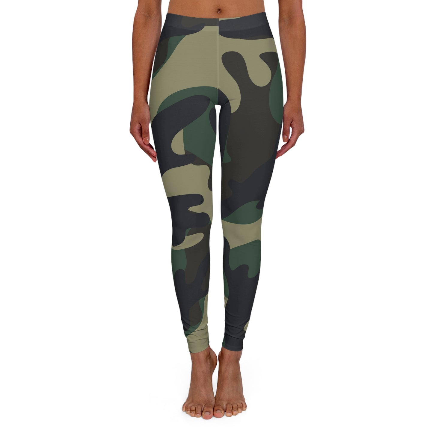 Silky Smooth Army Green Camo Leggings