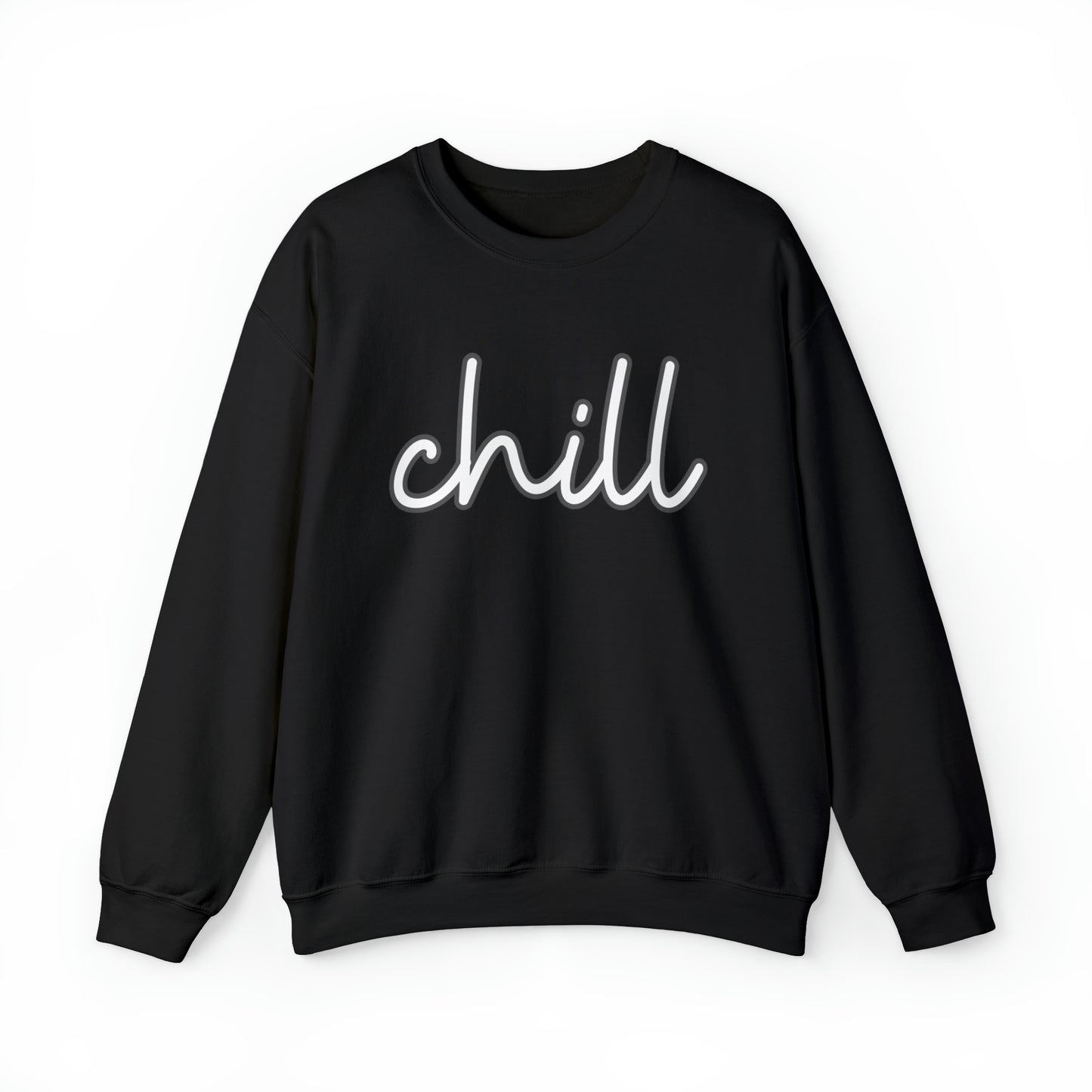 chill, Heavy Blend™ Crewneck Sweatshirt (Available In Other Colors)