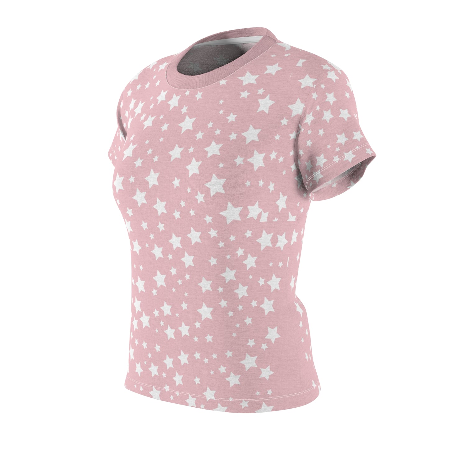 Perfect Tee Stars In Pink, Women's Classic Short Sleeve T-Shirt