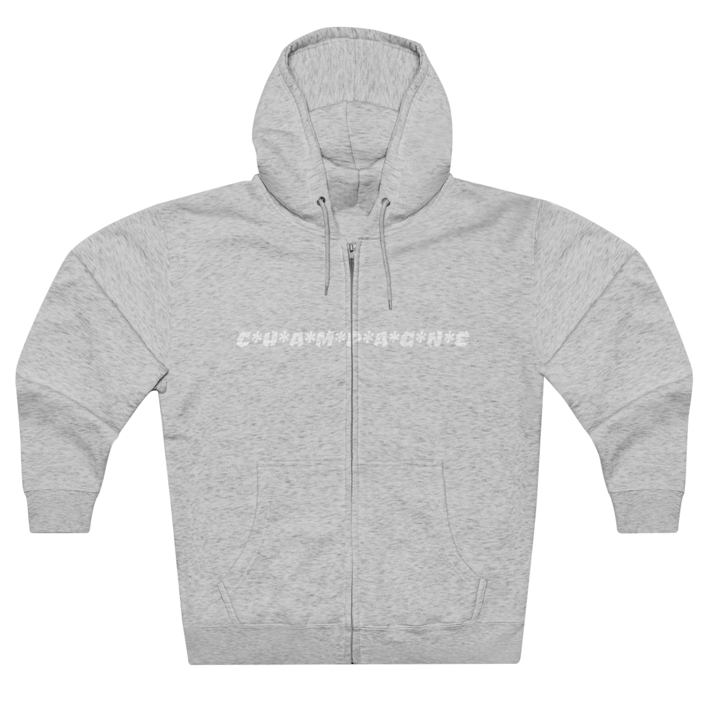 C*H*A*M*P*A*G*N*E Premium Full Zip-Up Hoodie (Available In Other Colors)
