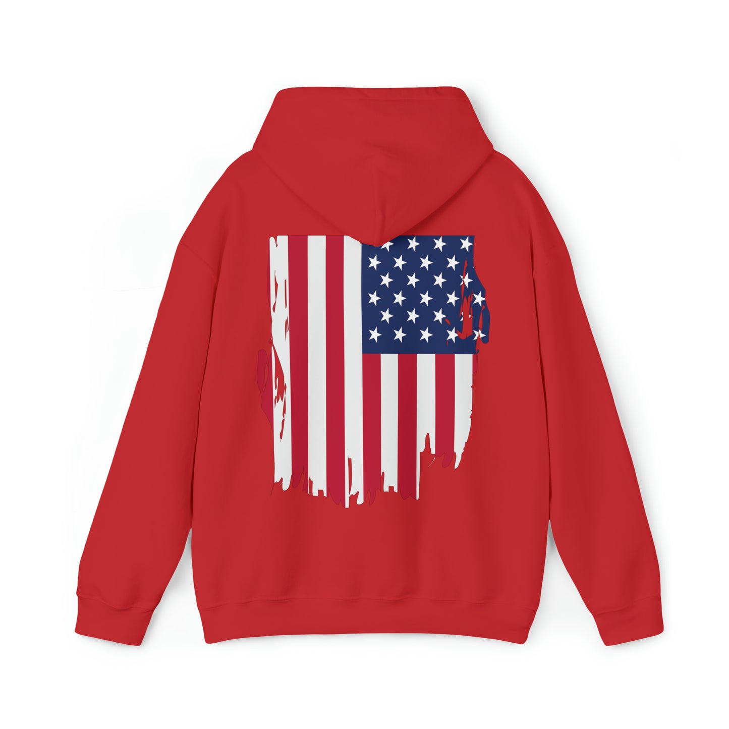 Worn American Flag, Heavy Blend™ Hooded Sweatshirt