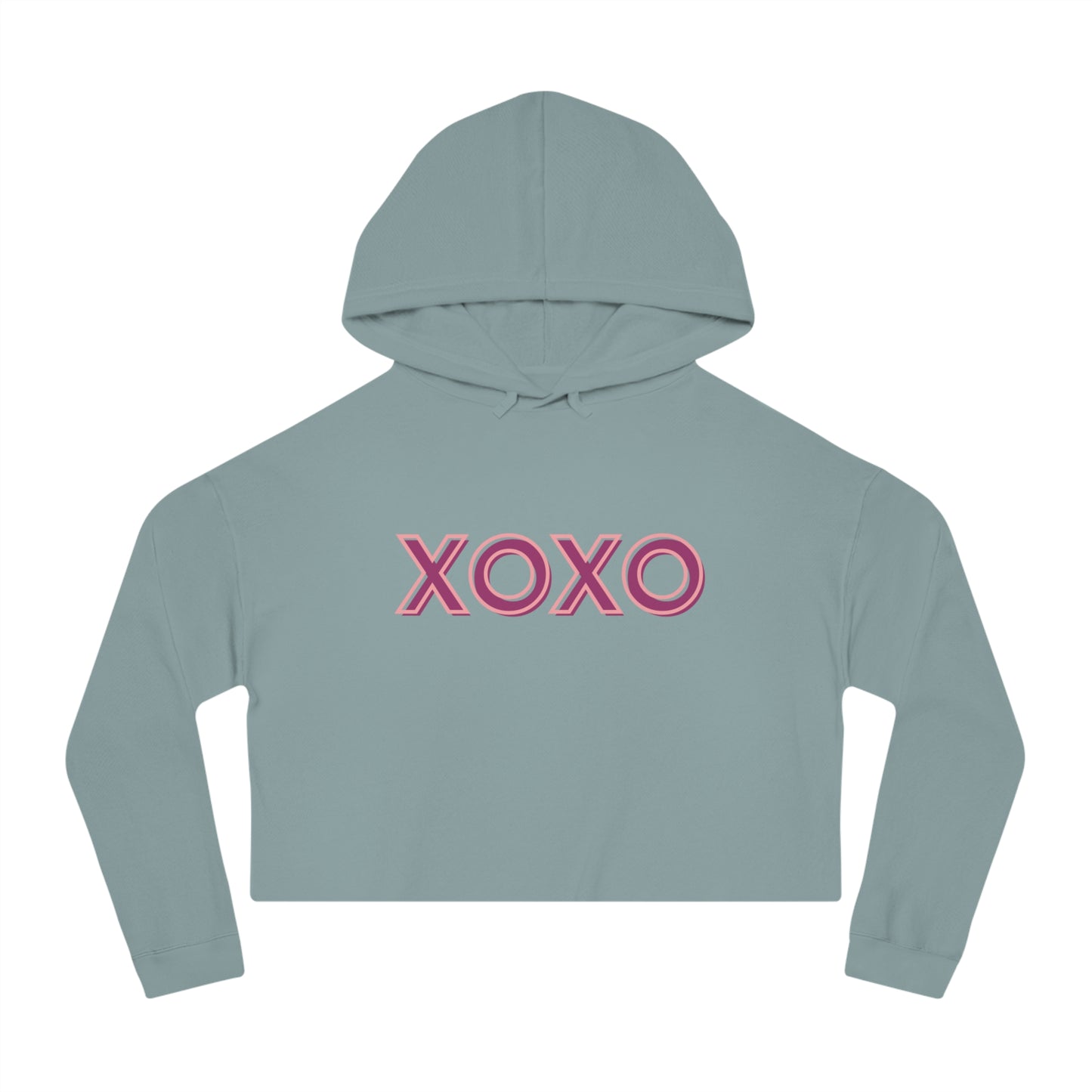 XOXO Cropped Hoodie (Available In Other Colors)