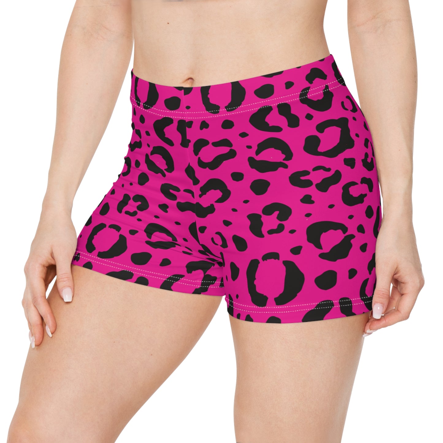 Hot Pink Leopard Cutie Booty Shorts