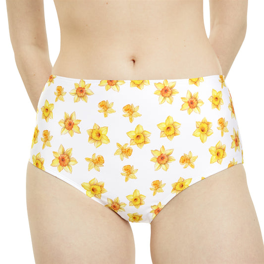 Daffodil High-Waist Hipster Bikini Bottom
